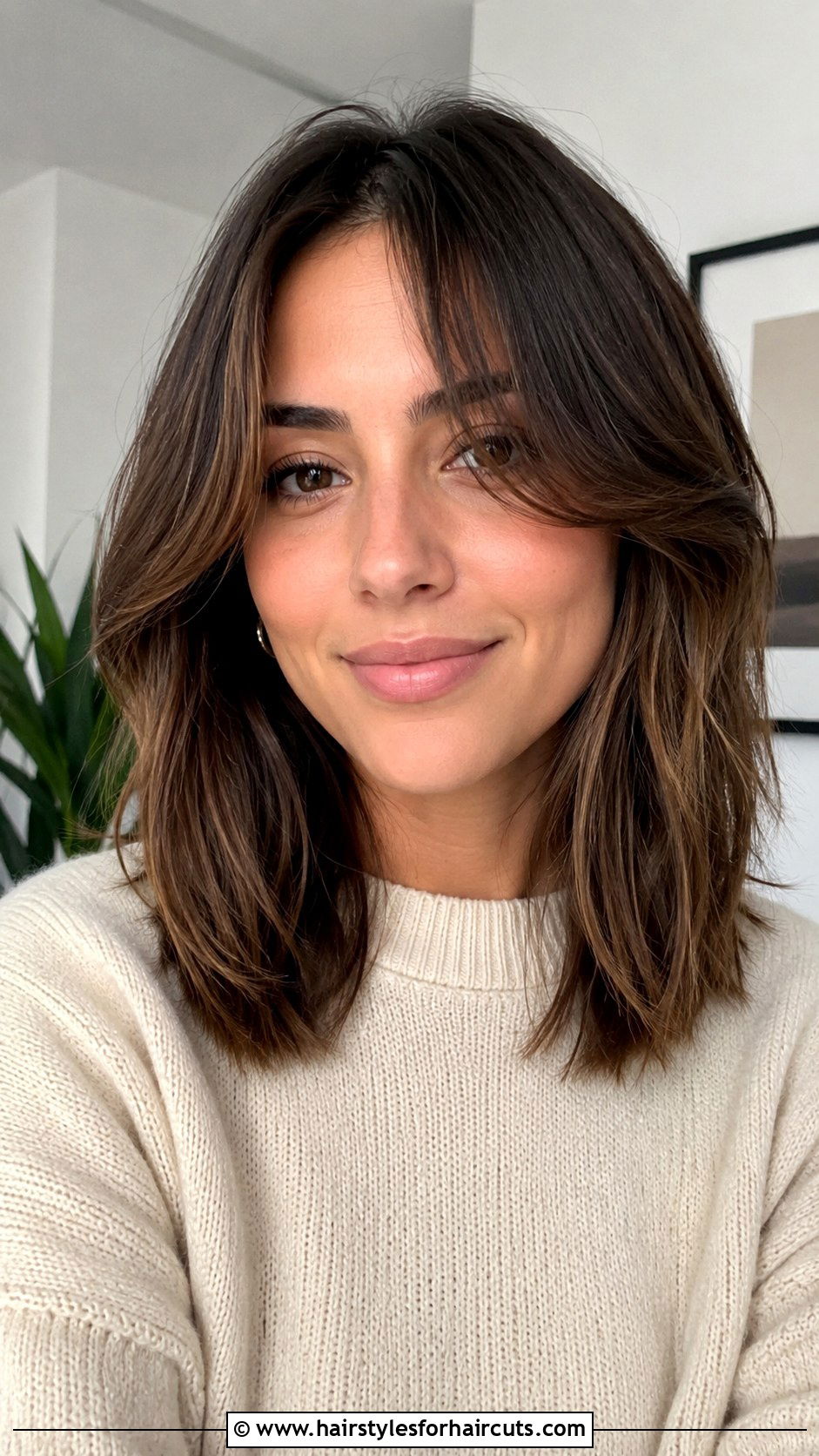 14 Inch Curtain Bangs Lob - 25 14 inch hairstyles - 25 14 inch hairstyles