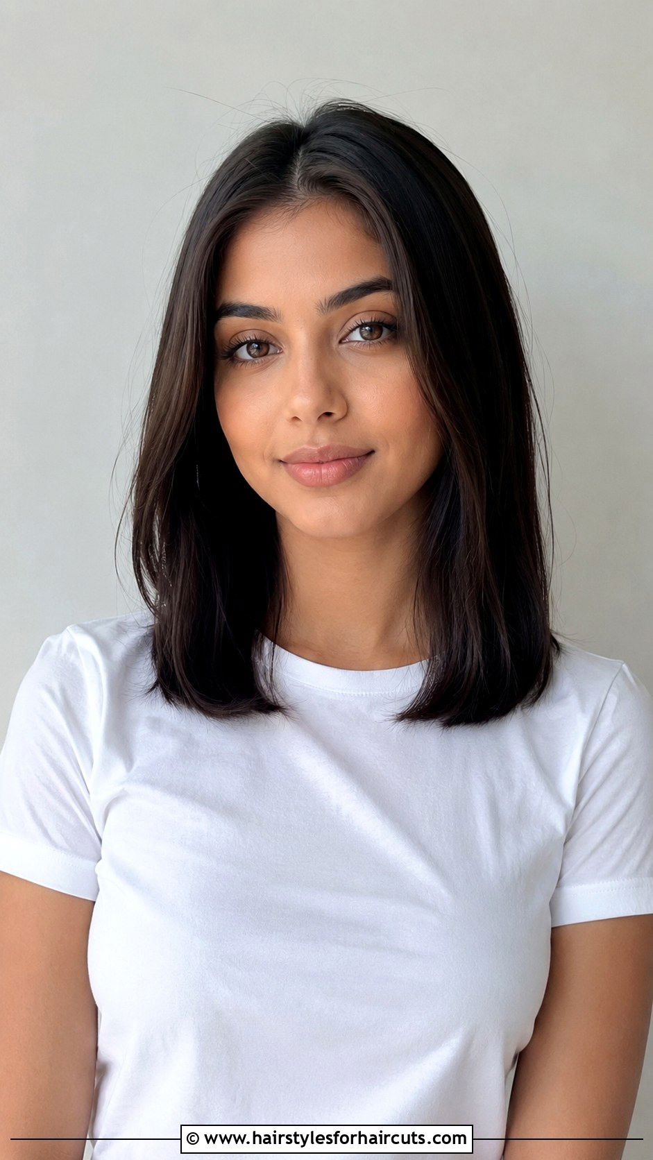 14 Inch Middle Part Lob - 25 14 inch hairstyles - 25 14 inch hairstyles