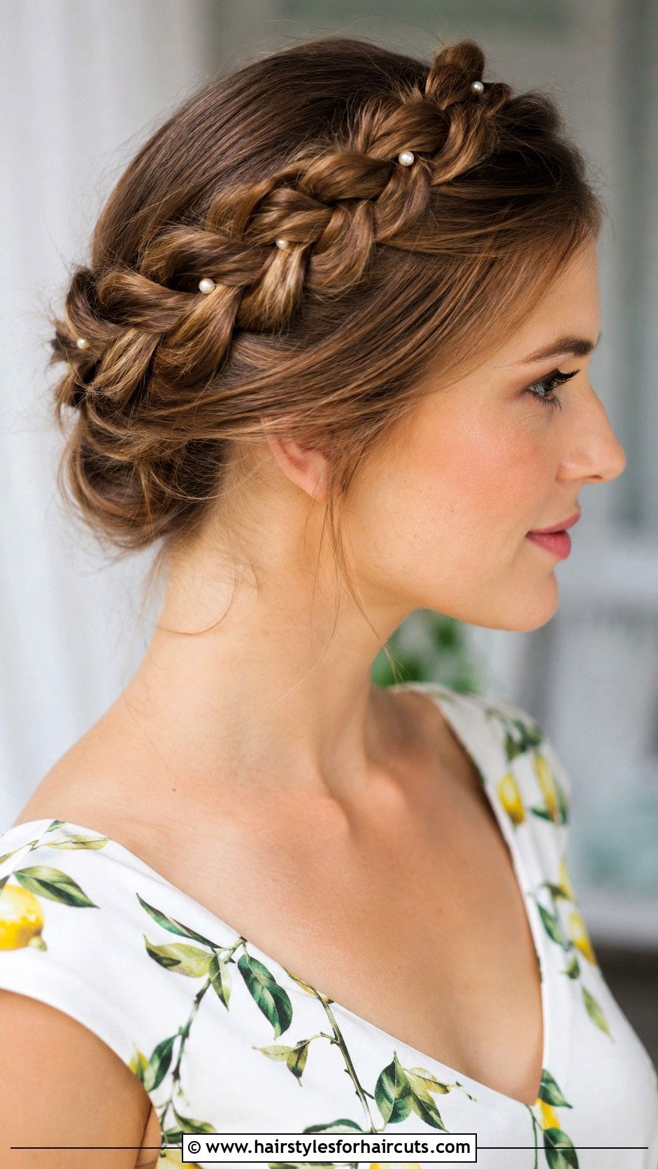 1920S Crown Braid Updo - 25 great gatsby hairstyles - 25 great gatsby hairstyles