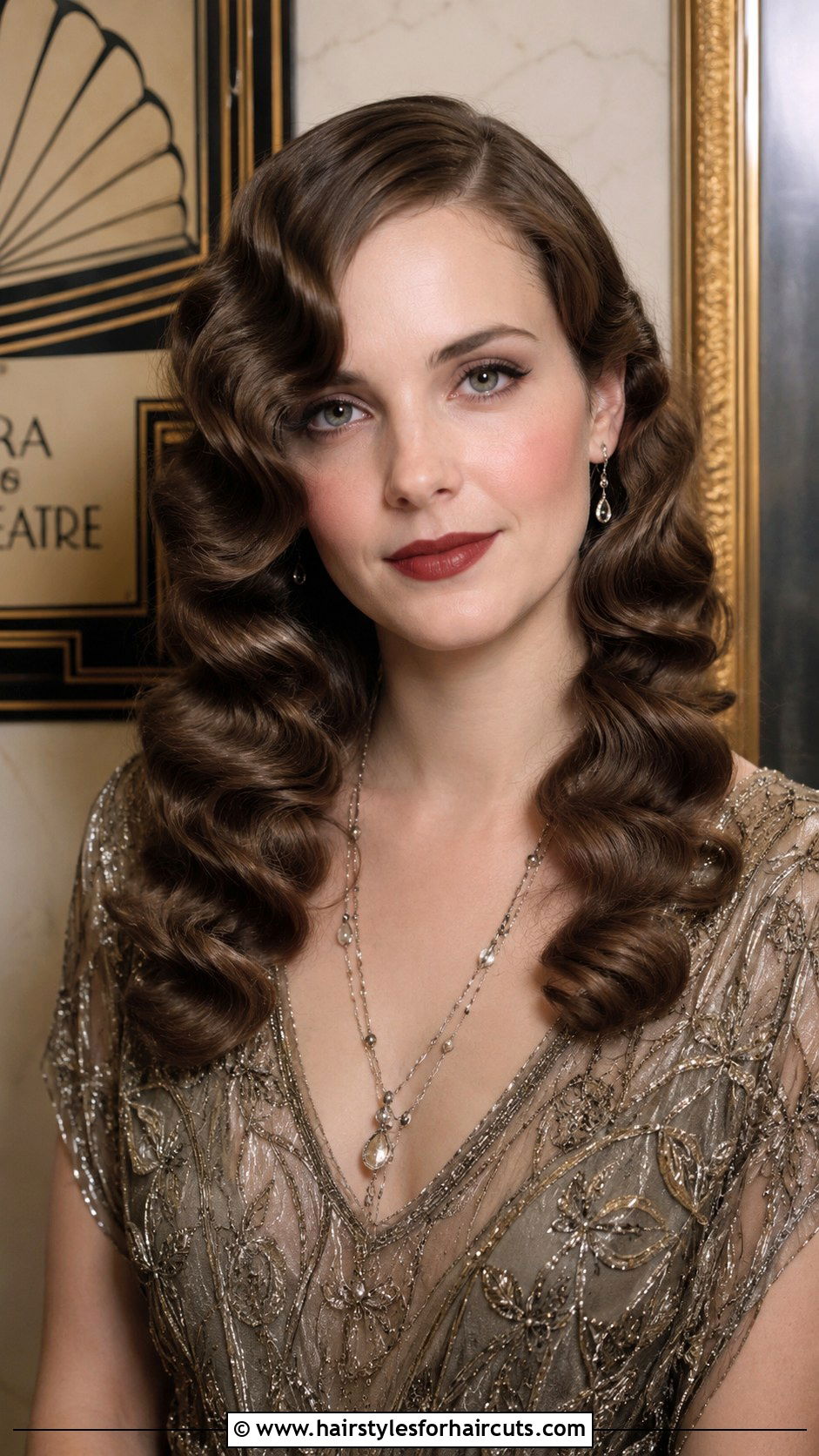 1920s Barrel Curl Long Hair - 25 1920s long hair hairstyles - 25 1920s long hair hairstyles