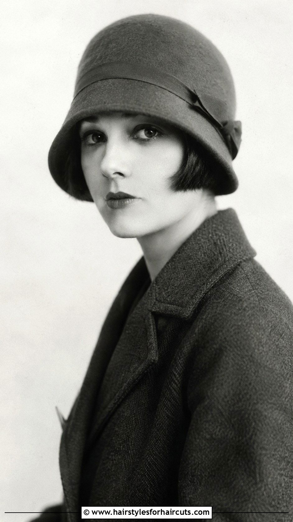 1920s Cloche Hat Bob - 25 1920s hairstyles - 25 1920's hairstyles