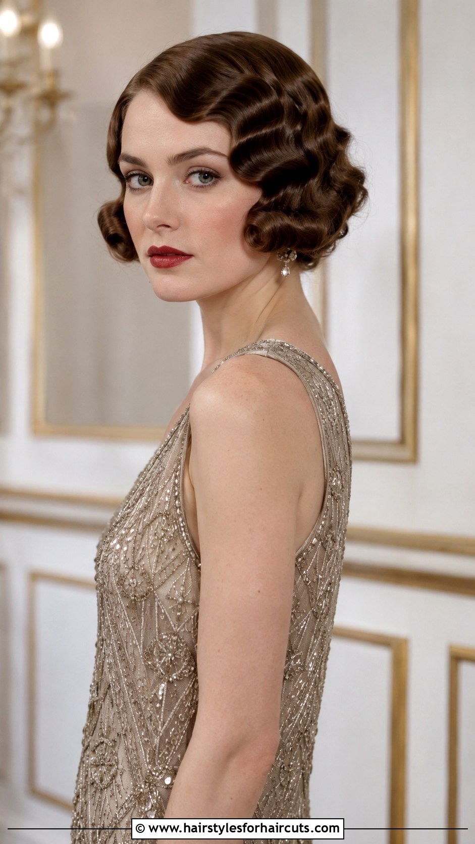1920s Finger Wave Bob - 25 1920s hairstyles for curly hair - 25 1920s hairstyles for curly hair