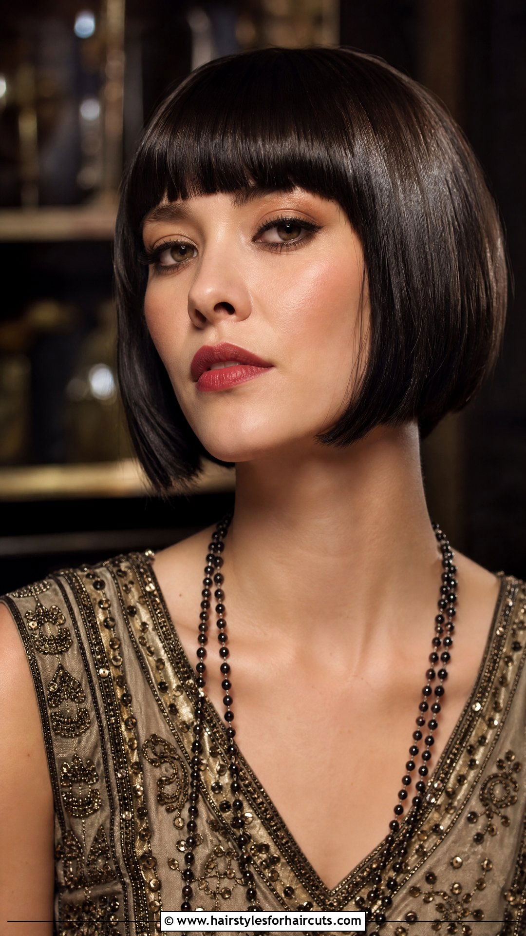 1920s Flapper Bob - 25 old hollywood hairstyles for short hair - 25 old hollywood hairstyles for short hair