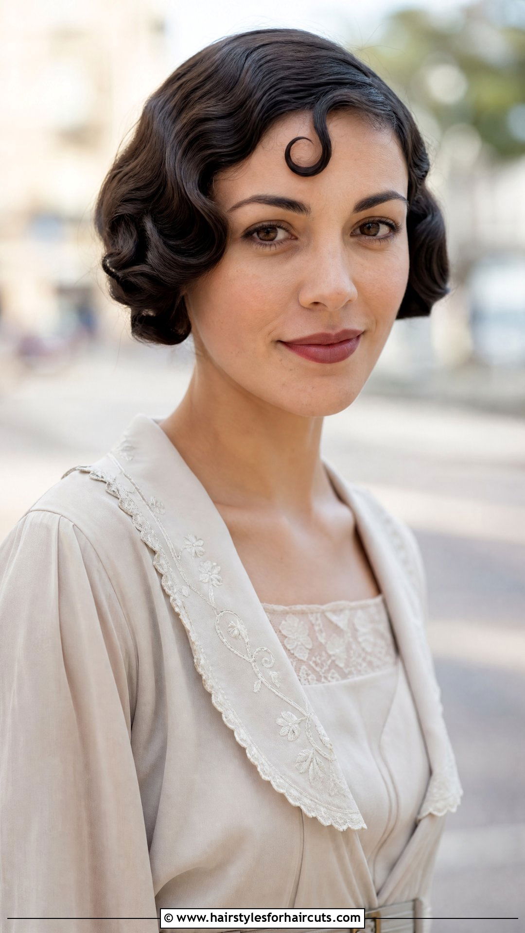 1920s Kiss Curl Hairstyle - 25 vintage hairstyles for short hair - 25 vintage hairstyles for short hair