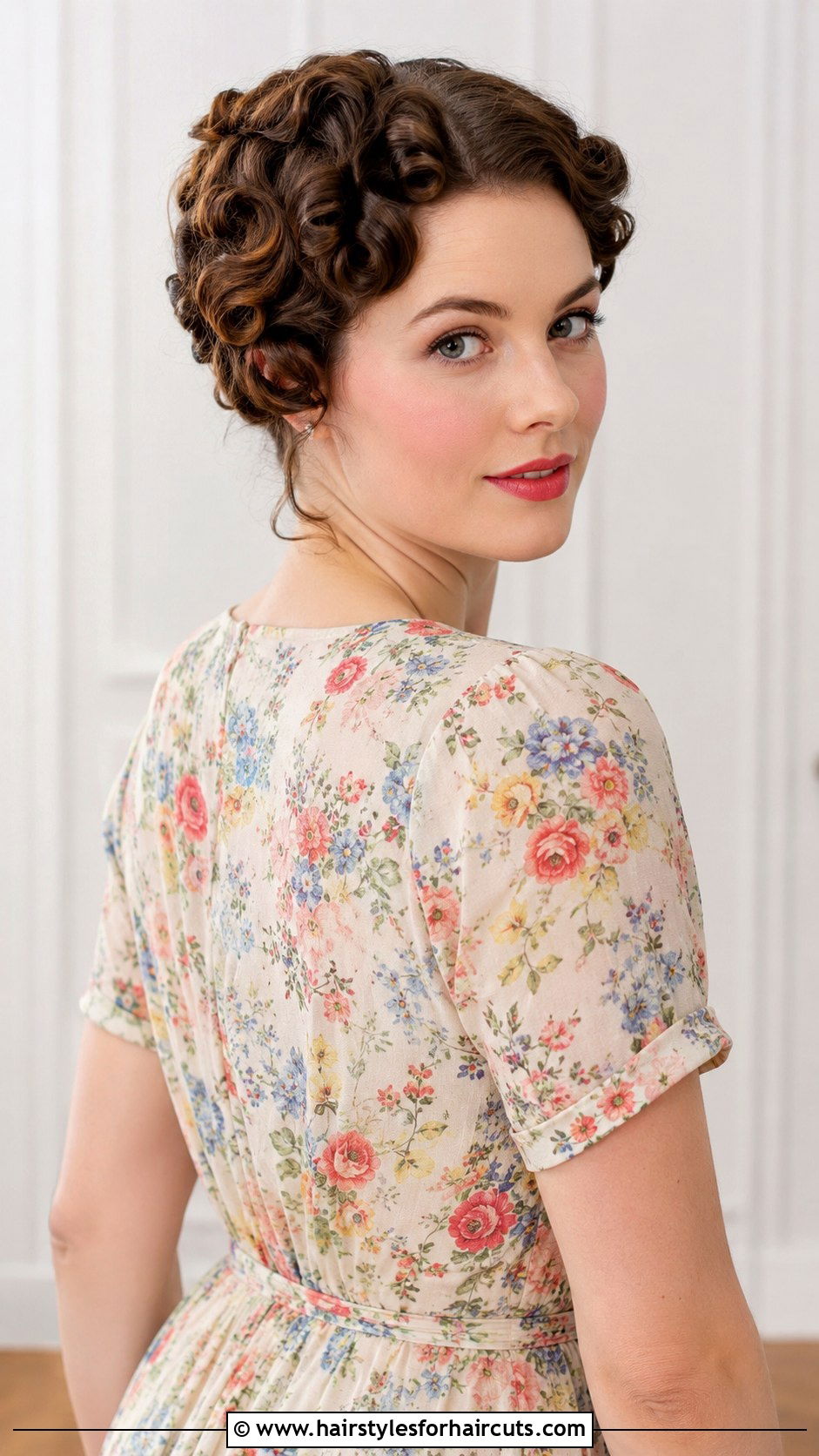 1920s Pin Curl Updo - 25 1920s long hair hairstyles - 25 1920s long hair hairstyles