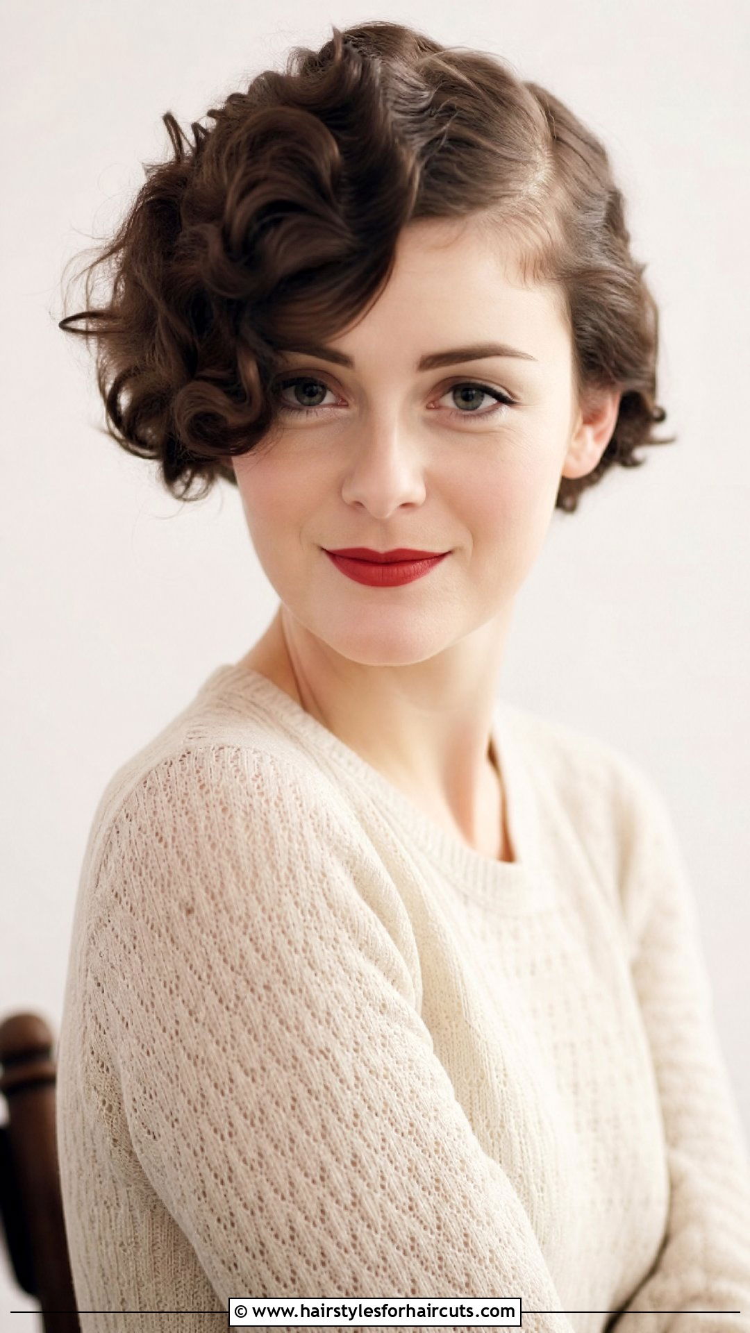 1930s Side Part Short Curly Cut - 25 1930s haircuts - 25 1930s haircuts
