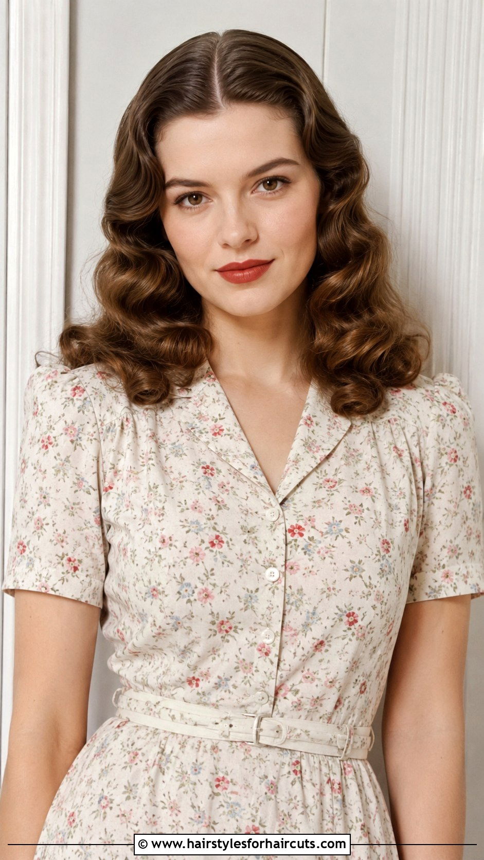 1940s Center Part Waves - 25 1940s hairstyles - 25 1940s hairstyles
