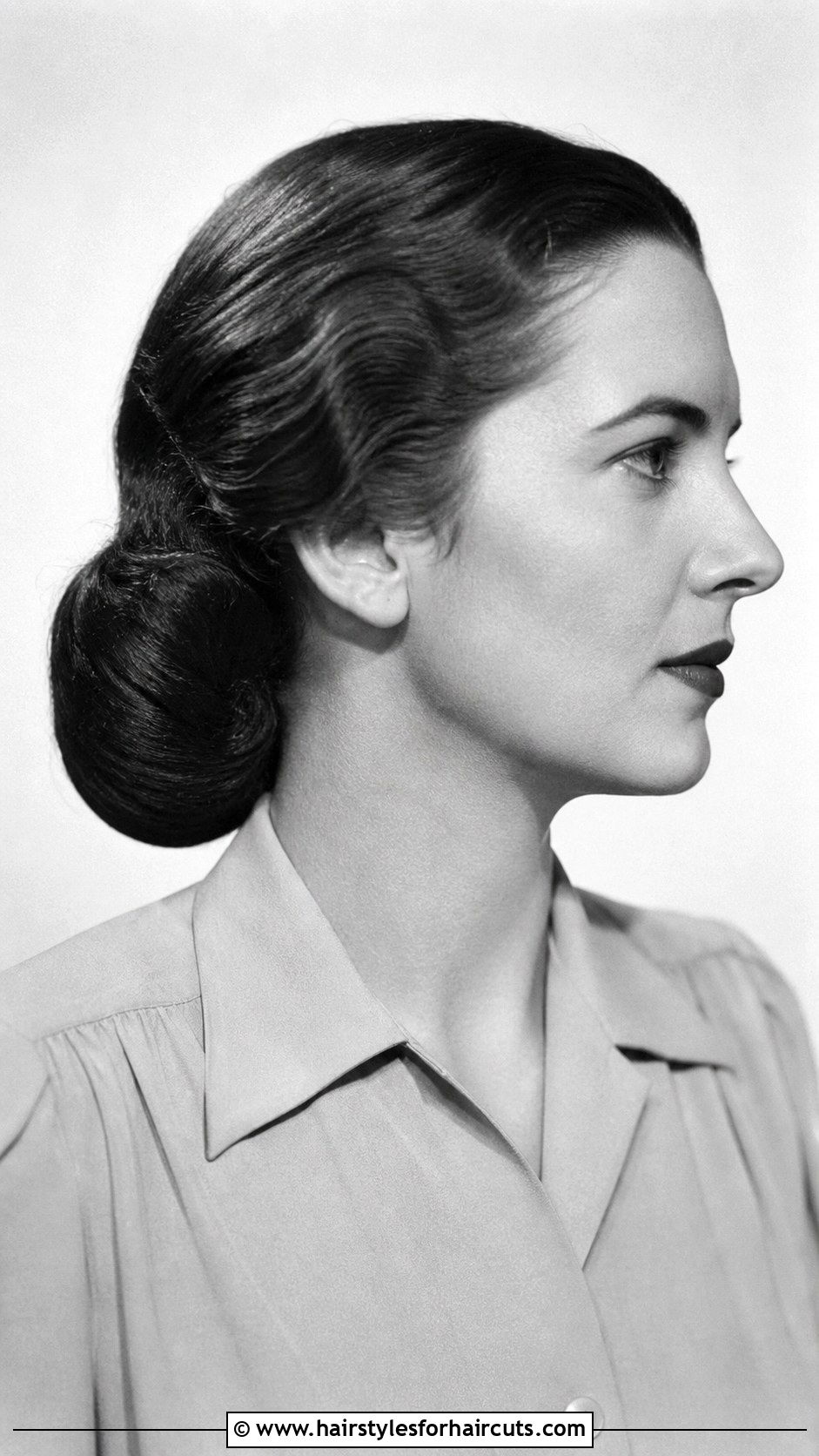 1940s Gibson Tuck Long Hair - 25 40s hairstyles for long hair - 25 40's hairstyles for long hair