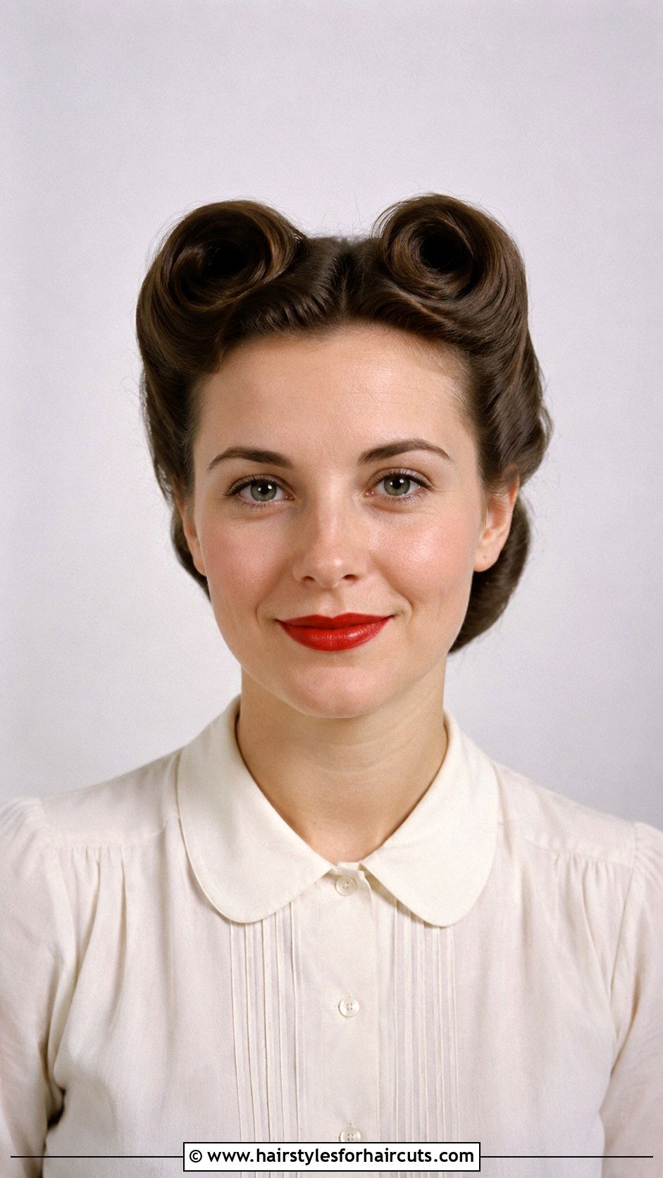 1940s Reverse Roll - 25 1940s hairstyles - 25 1940s hairstyles