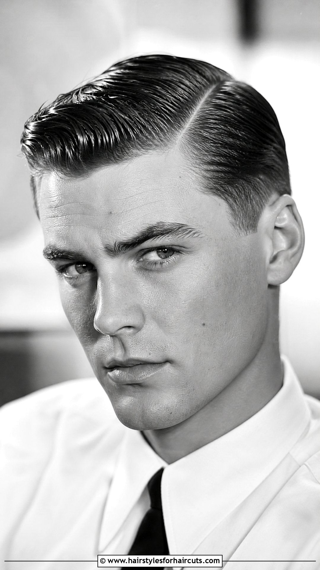 1940s Side Part - 25 ww2 haircuts - 25 ww2 haircuts