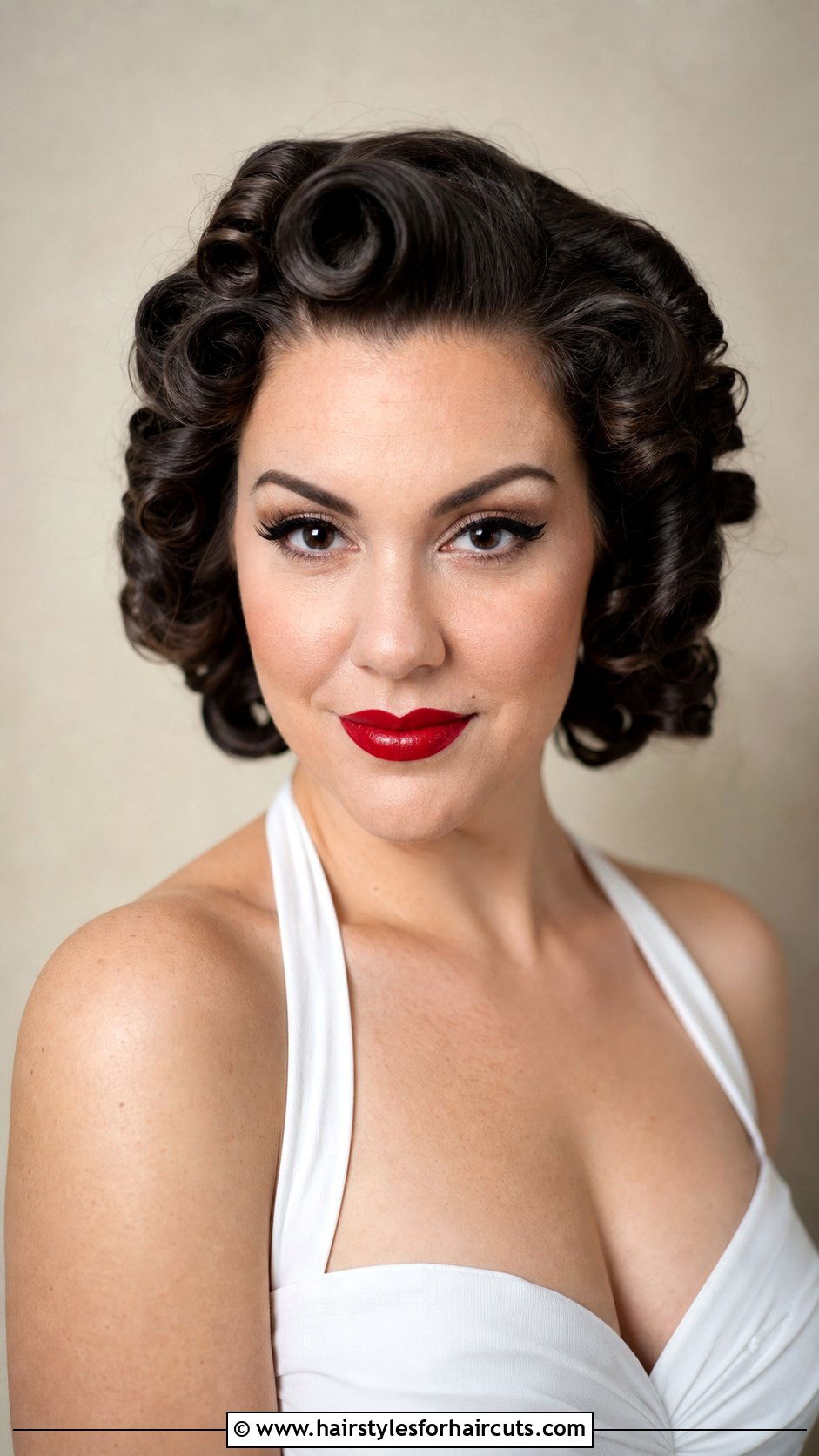 1950s Pin Curl Hairstyle - 25 old hairstyles - 25 old hairstyles