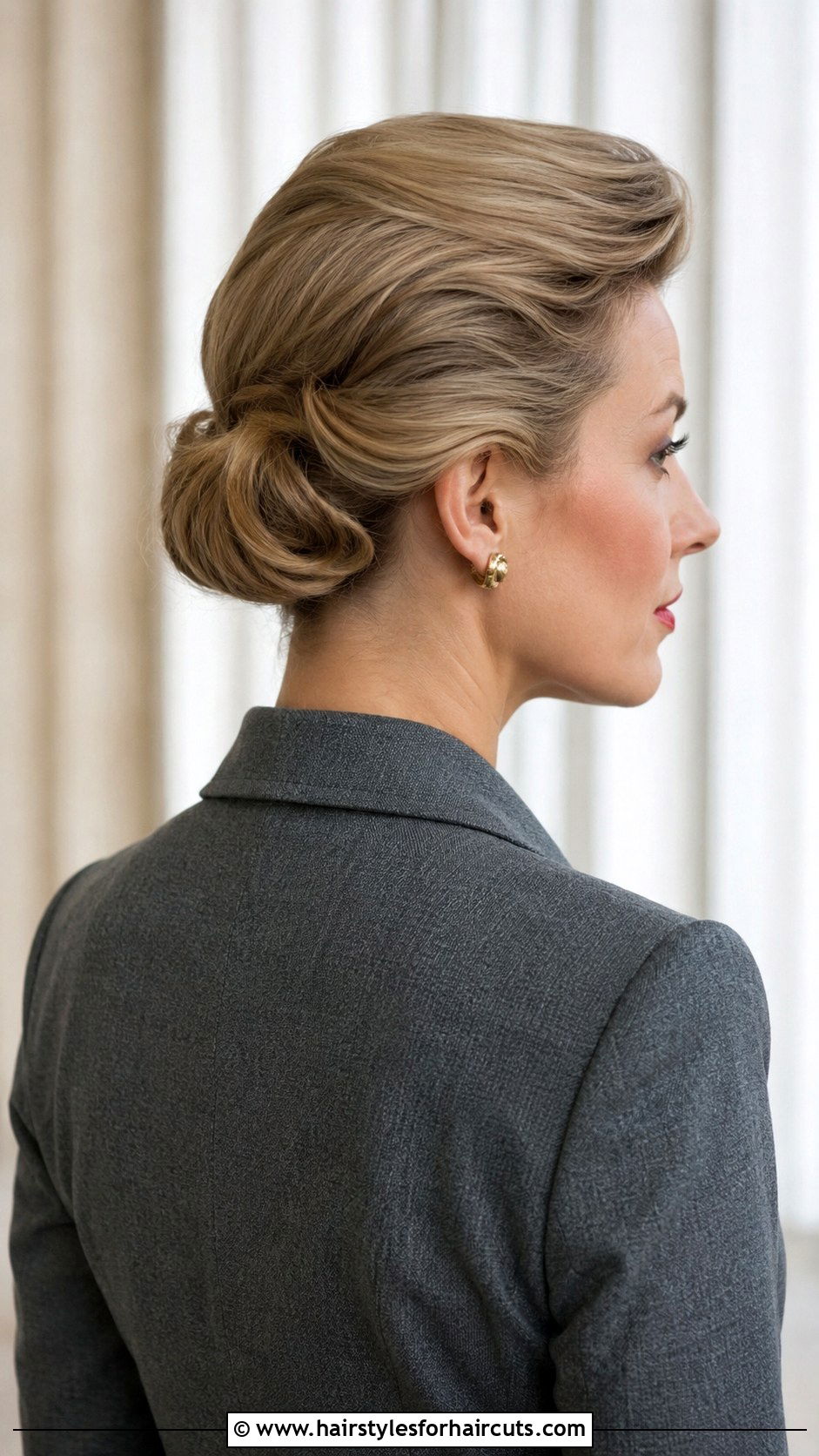 1950s Short Chignon - 25 1950s hairstyles for short hair - 25 1950s hairstyles for short hair