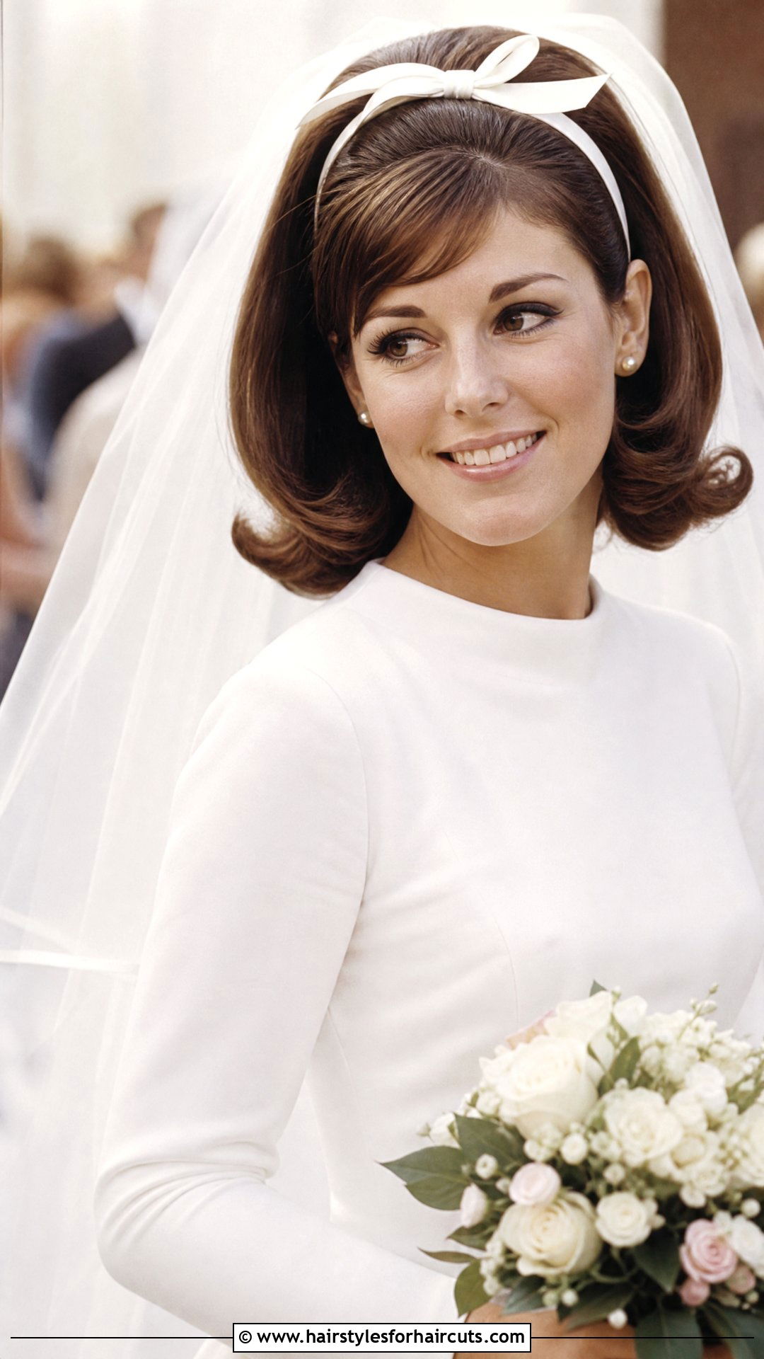 1960s Flipped Bob - 25 vintage wedding hairstyles for short hair - 25 vintage wedding hairstyles for short hair