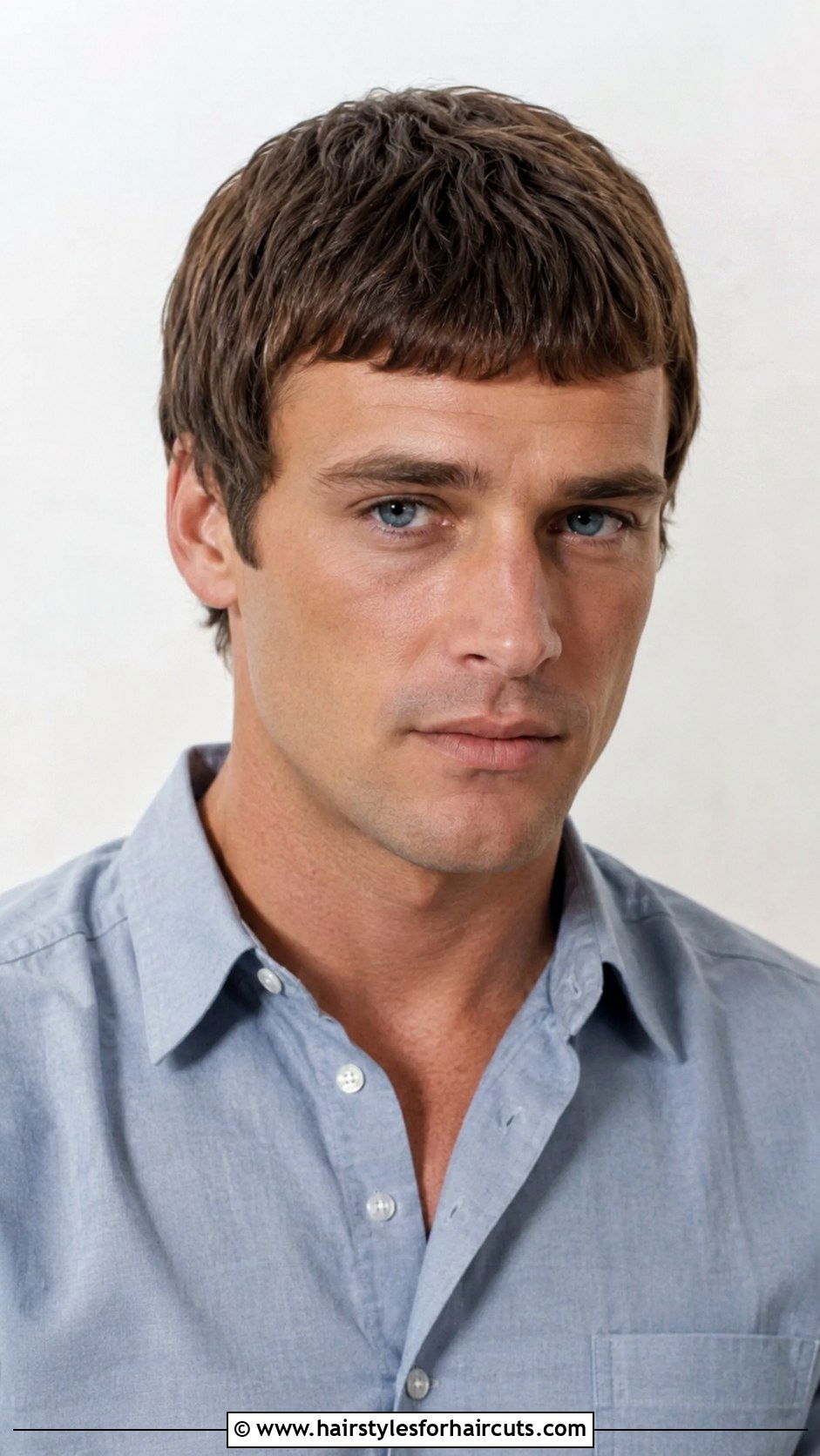 1960s Mens Caesar Cut - 25 1960 hairstyles men - 25 1960 hairstyles men
