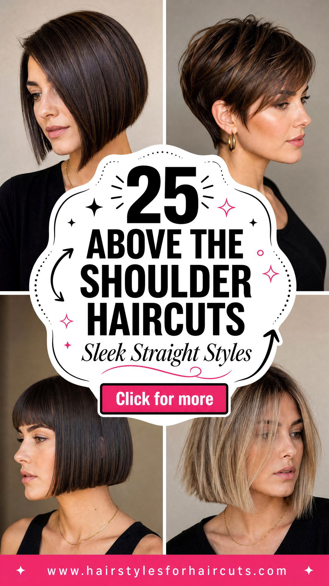 25 Above the Shoulder Haircuts for Straight Hair - 25 Above the Shoulder Haircuts for Straight Hair