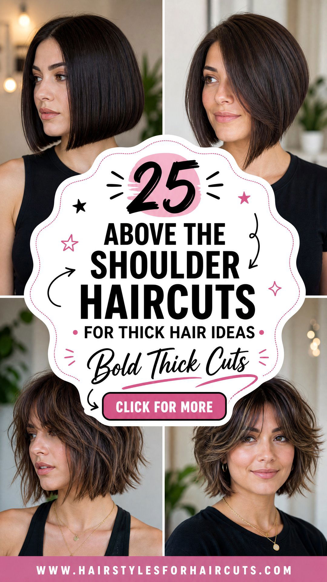 25 Above the Shoulder Haircuts for Thick Hair Ideas - 25 Above the Shoulder Haircuts for Thick Hair Ideas