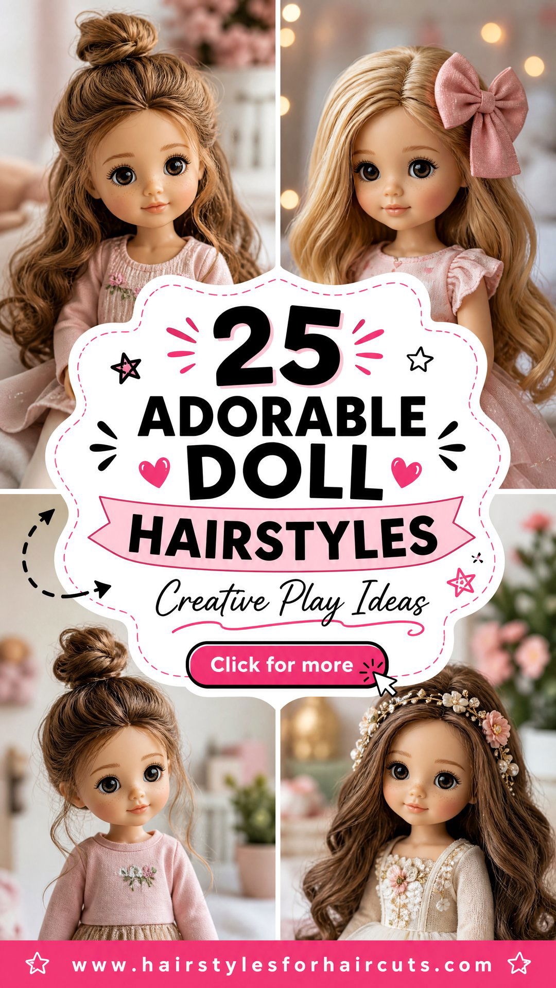 25 Adorable Doll Hairstyles to Inspire Creative Play - 25 Adorable Doll Hairstyles to Inspire Creative Play