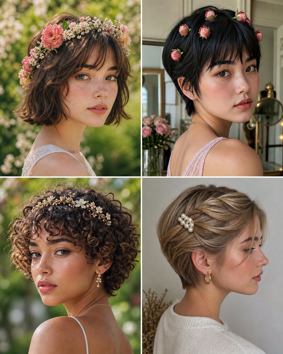 25 Adorable Flower Girl Hairstyles for Short Hair