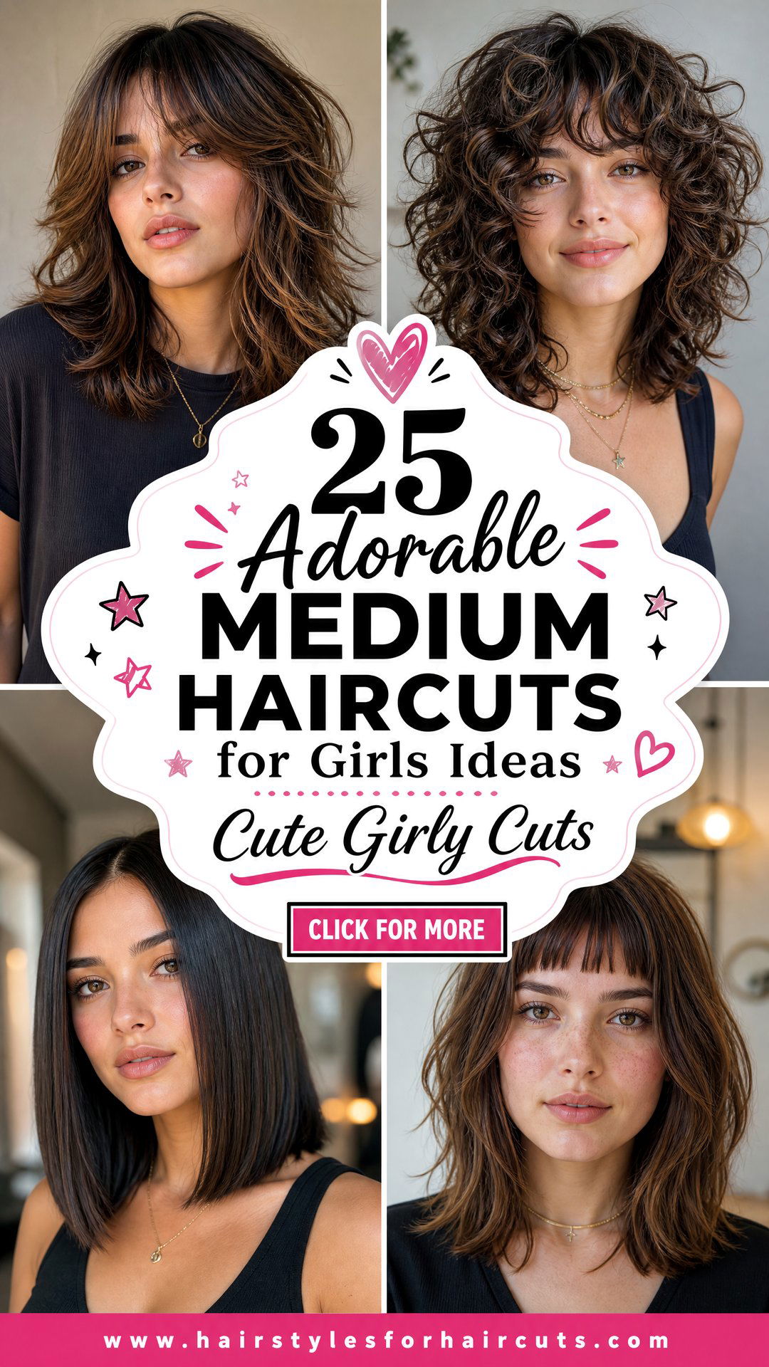 25 Adorable Medium Haircuts for Girls to Try Today - 25 Adorable Medium Haircuts for Girls to Try Today