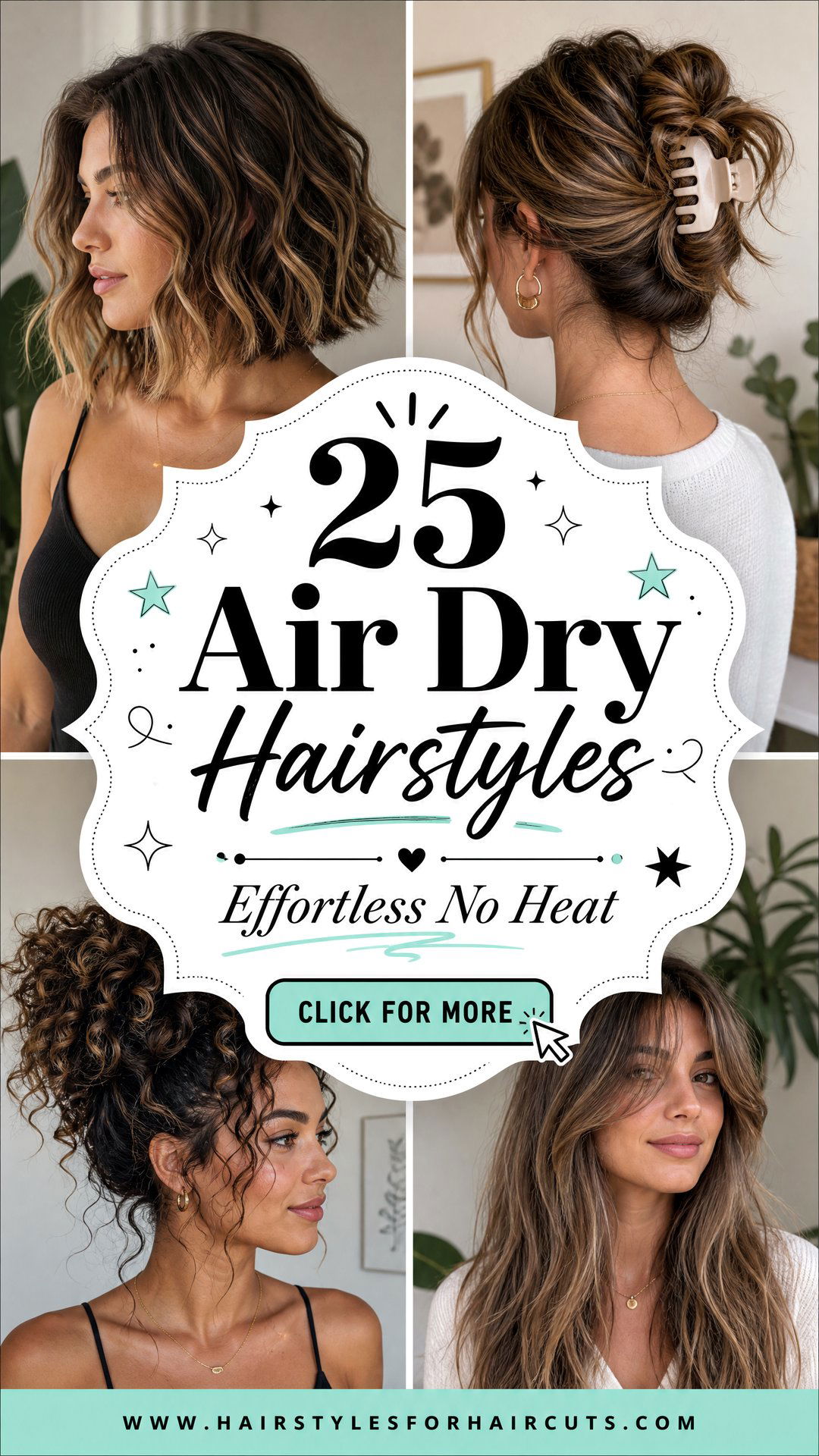 25 Air Dry Hairstyles Effortless No-Heat Looks - 25 Air Dry Hairstyles: Effortless No-Heat Looks
