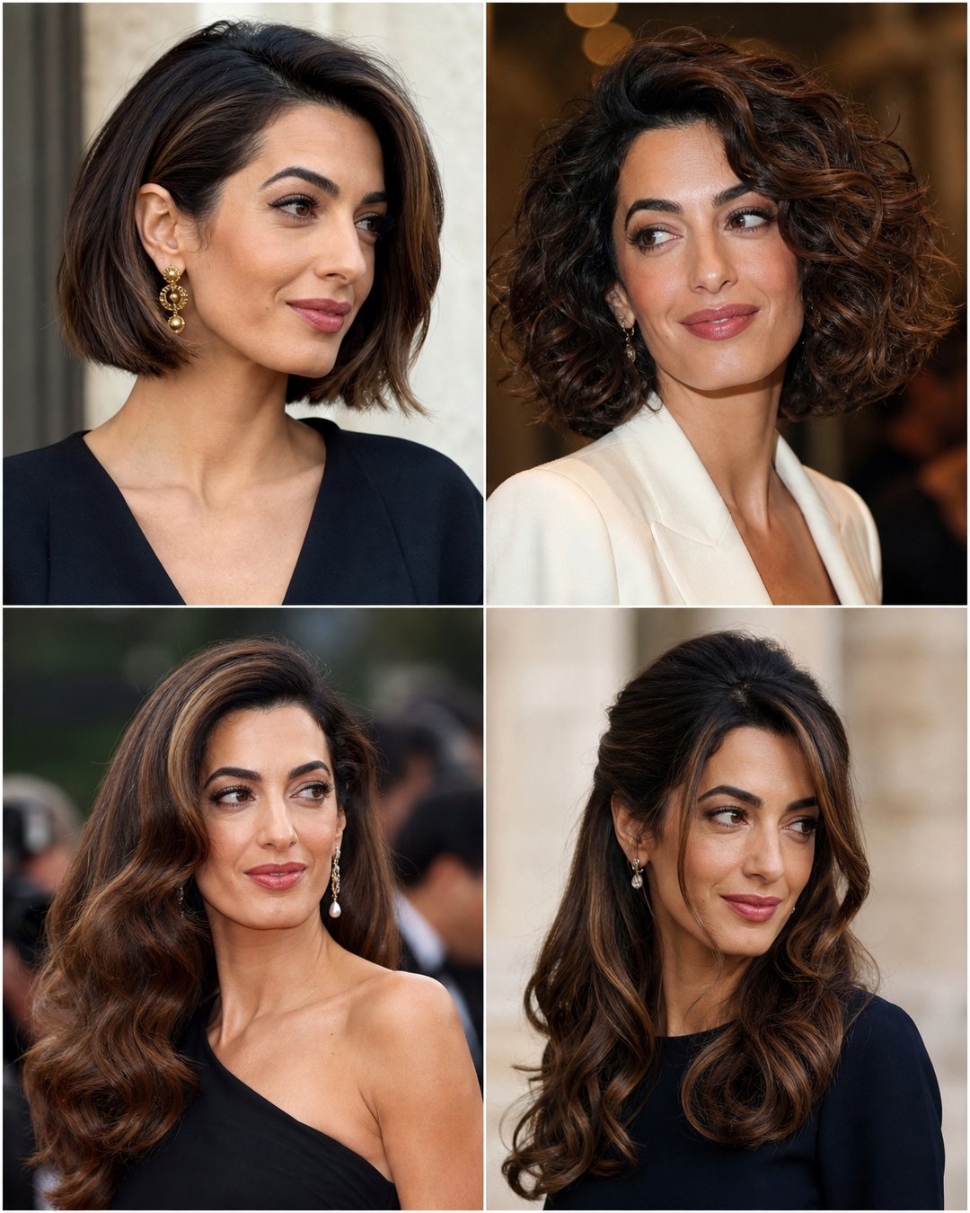 25 Amal Clooney Haircuts Elegant and Chic Inspiration