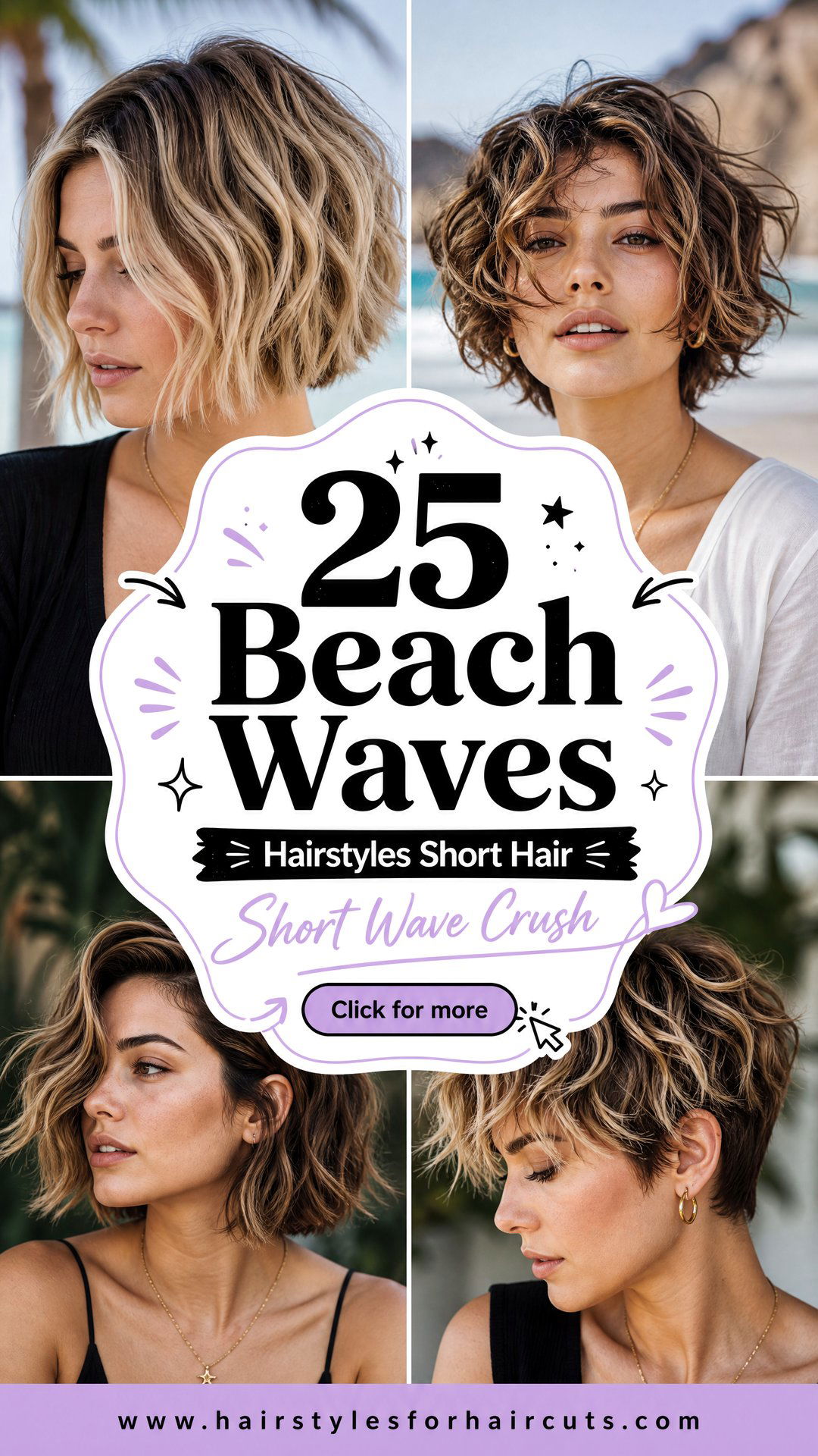 25 Beach Waves Hairstyles Short Hair Will Love - 25 Beach Waves Hairstyles Short Hair Will Love