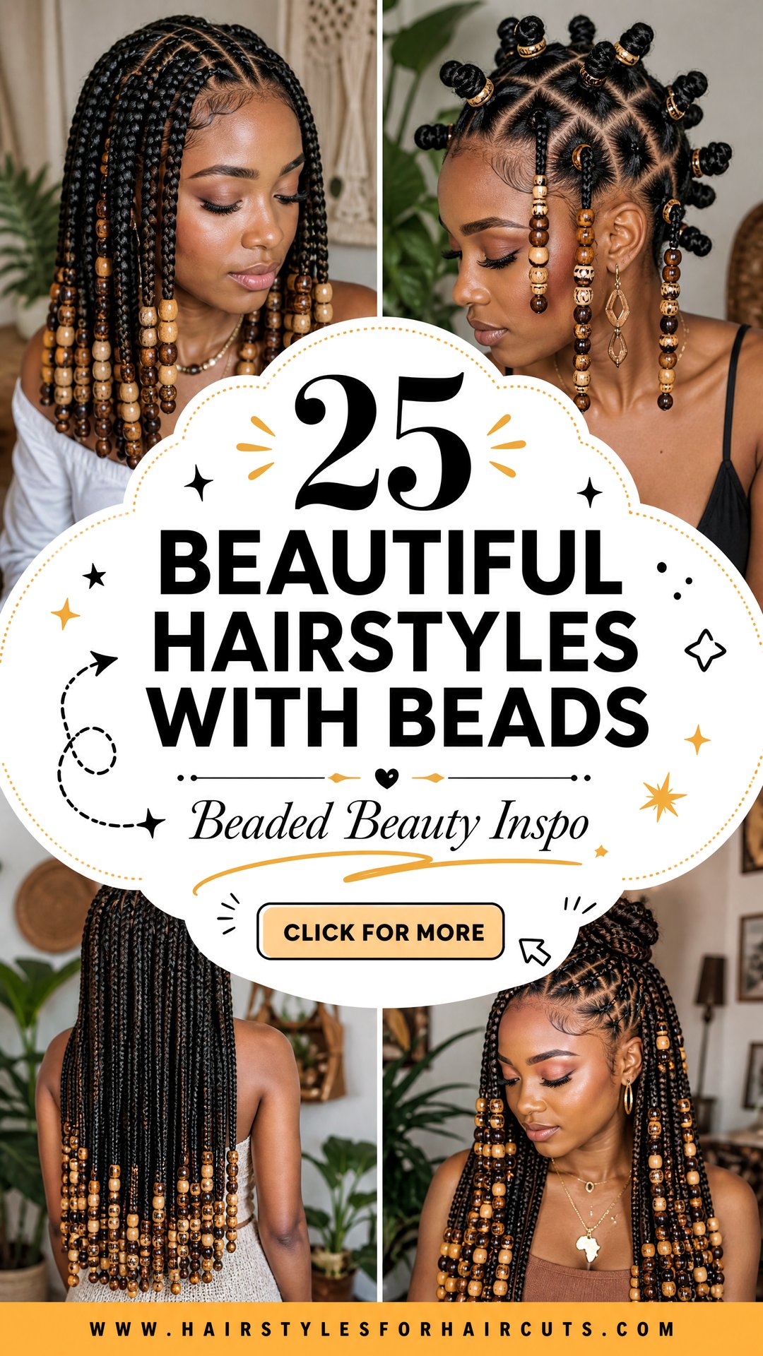 25 Beautiful Hairstyles With Beads to Inspire You - 25 Beautiful Hairstyles With Beads to Inspire You