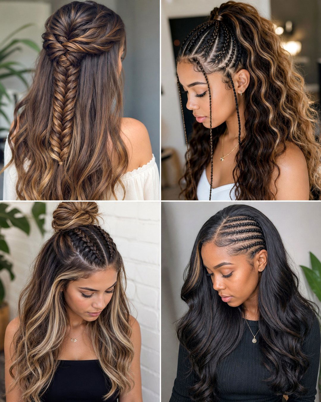 25 Beautiful Half Braided Hairstyles to Inspire You
