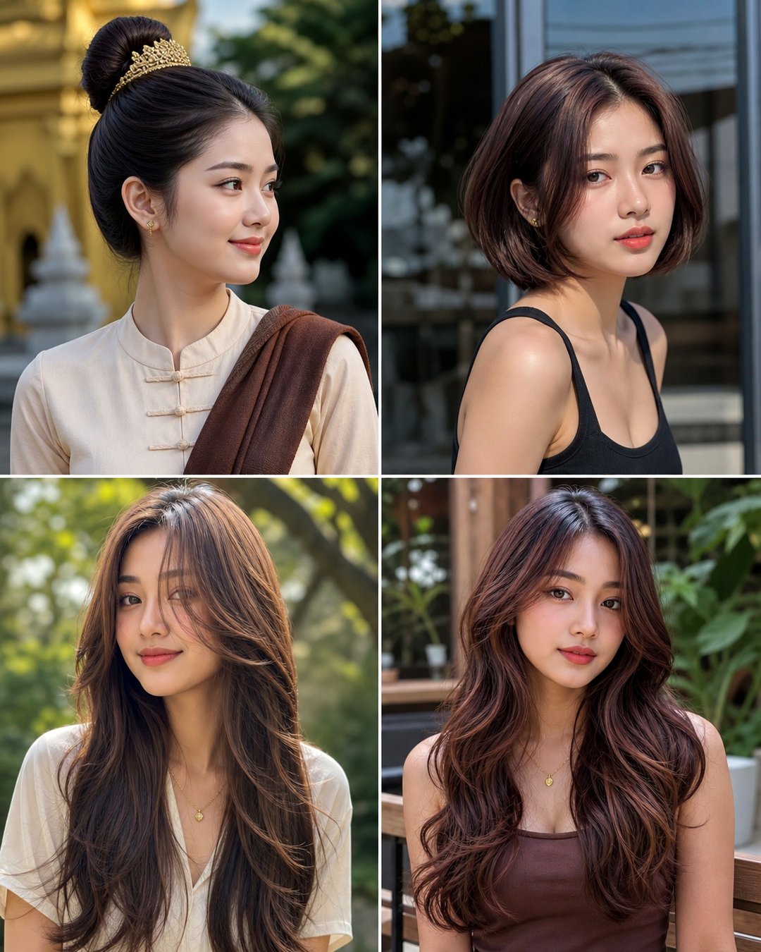 25 Beautiful Myanmar Hairstyles to Inspire Your Look