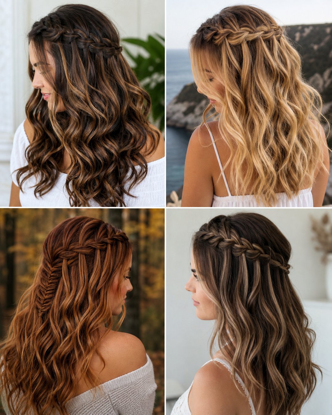 25 Beautiful Waterfall Hairstyles to Try for Any Occasion