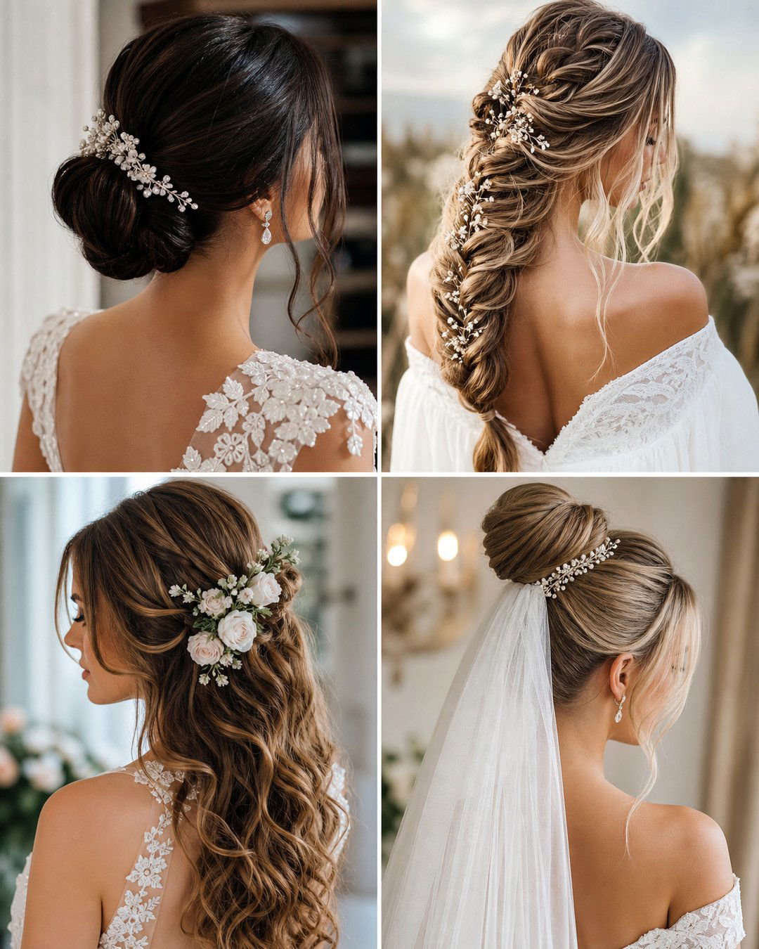 25 Beautiful Wedding Hairstyles Medium Hair Brides Love