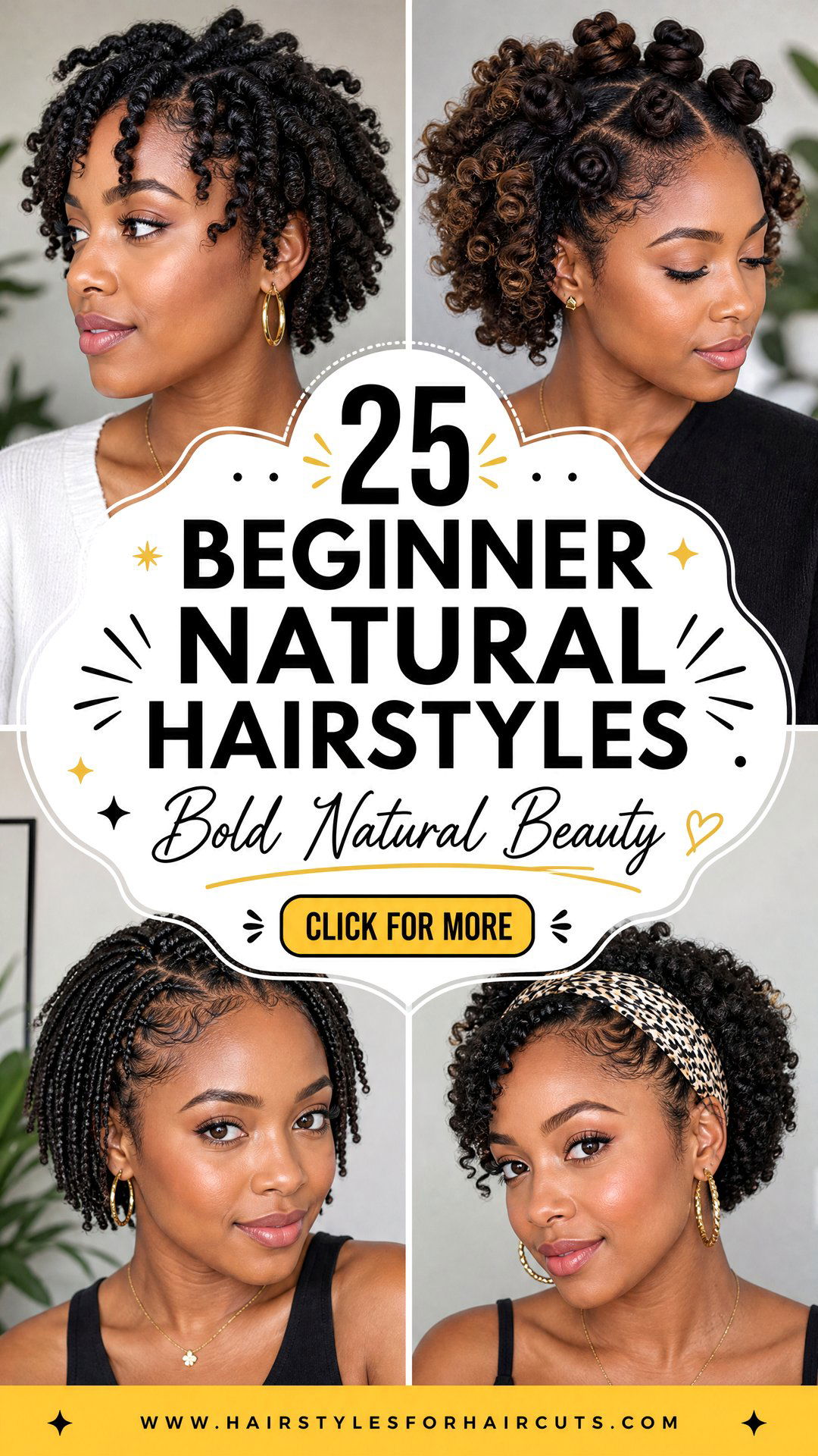 25 Beginner Natural Hairstyles for Short Hair to Try - 25 Beginner Natural Hairstyles for Short Hair to Try