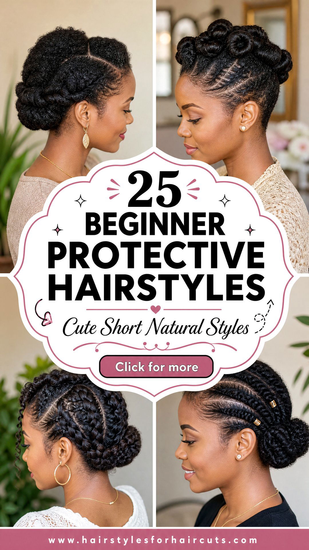25 Beginner Protective Hairstyles for Short Natural Hair - 25 Beginner Protective Hairstyles for Short Natural Hair