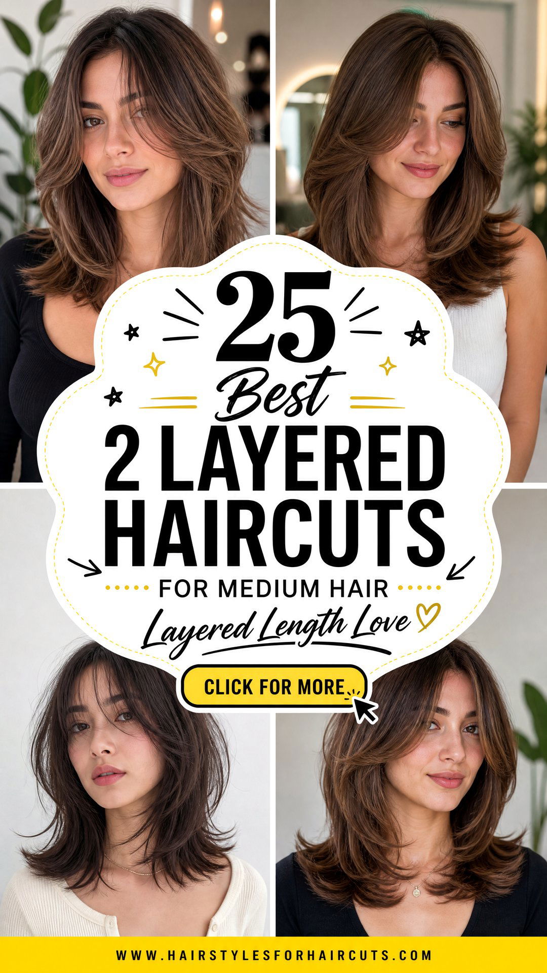 25 Best 2 Layered Haircuts for Medium Hair to Try Now - 25 Best 2 Layered Haircuts for Medium Hair to Try Now