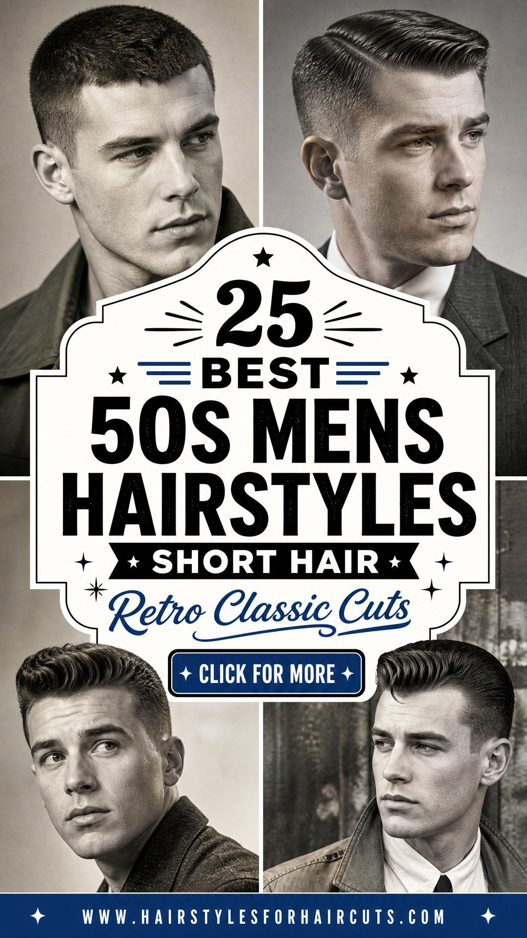 25 Best 50s Mens Hairstyles Short Hair Retro Classics - 25 Best 50s Mens Hairstyles Short Hair: Retro Classics
