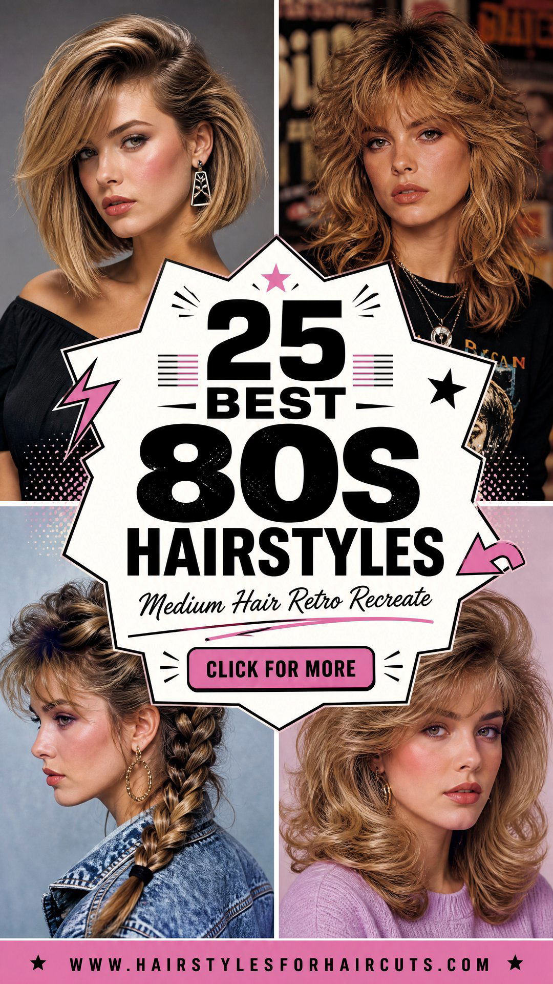 25 Best 80s Hairstyles for Medium Hair to Recreate - 25 Best 80s Hairstyles for Medium Hair to Recreate