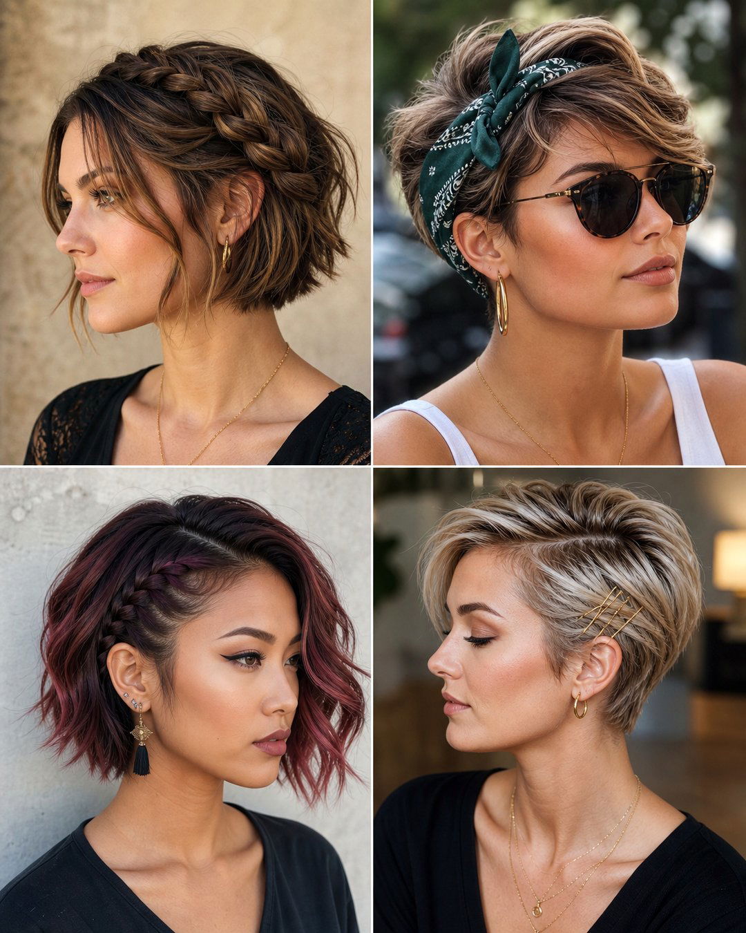 25 Best Beach Hairstyles for Short Hair to Try