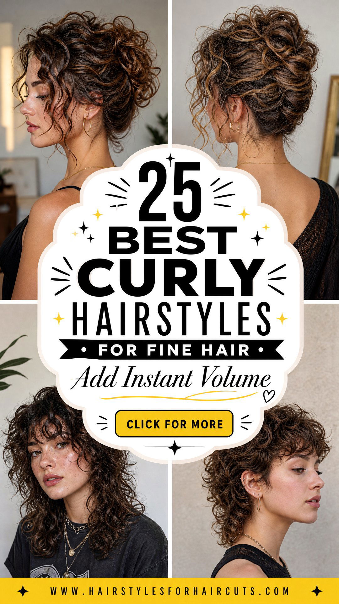 25 Best Curly Hairstyles for Fine Hair to Add Volume - 25 Best Curly Hairstyles for Fine Hair to Add Volume