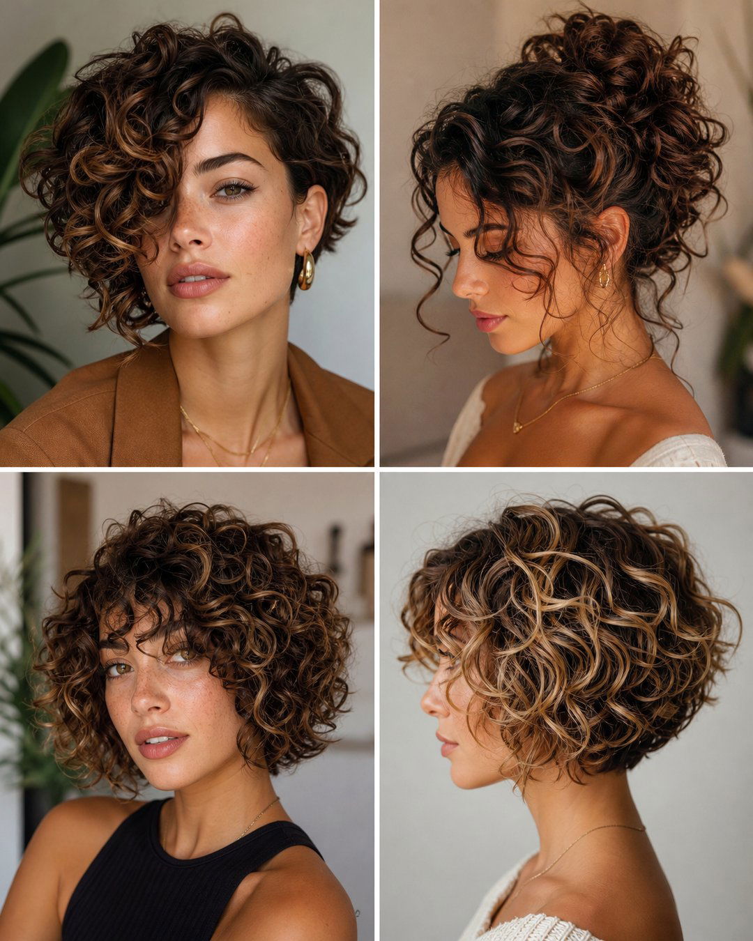 25 Best Curly Hairstyles for Square Face Shapes