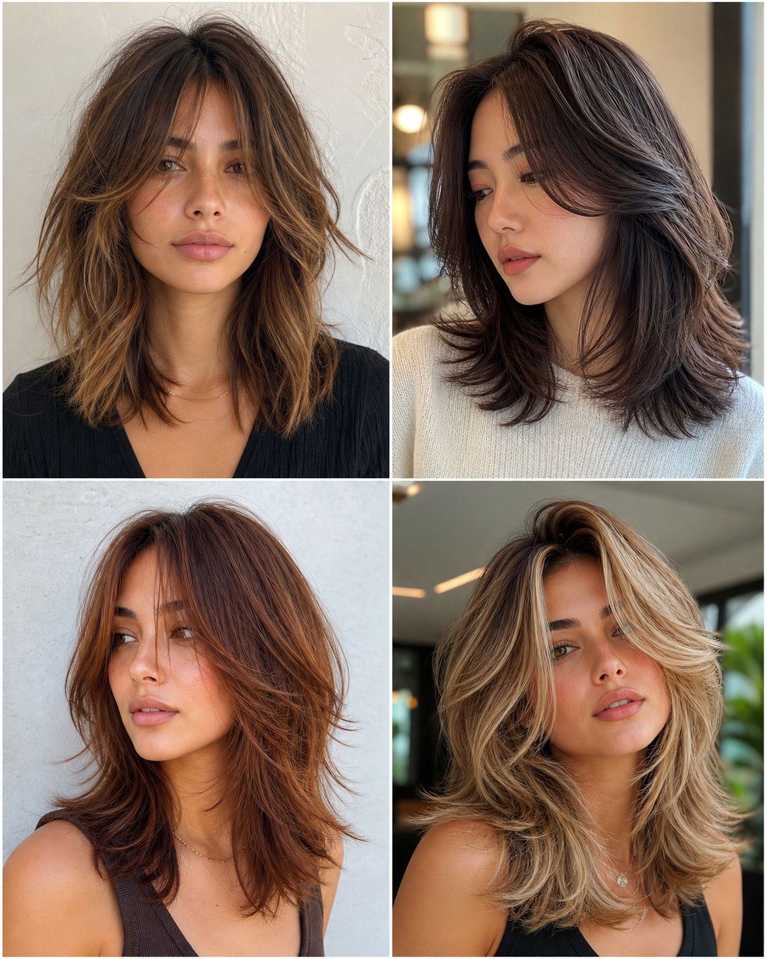 25 Best Face Framing Haircuts for Medium Hair