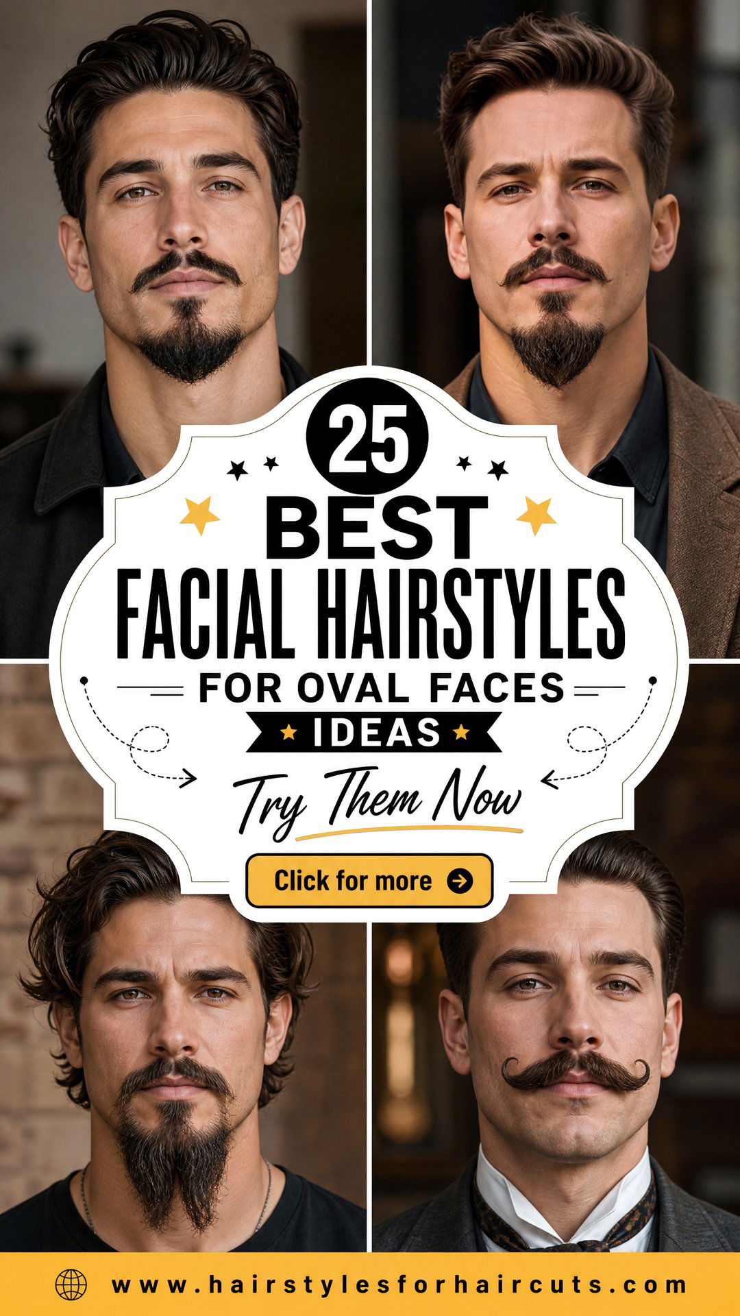 25 Best Facial Hairstyles for Oval Faces to Try Now - 25 Best Facial Hairstyles for Oval Faces to Try Now
