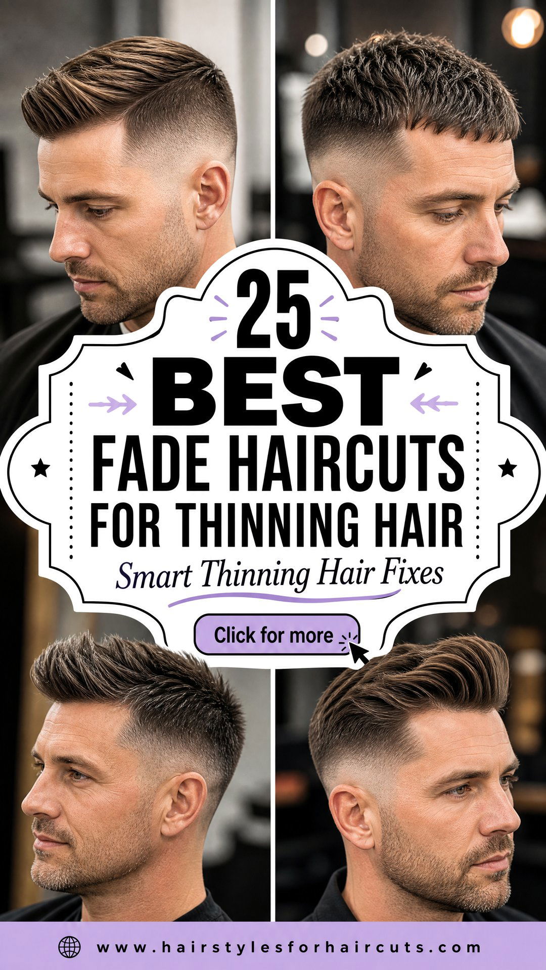 25 Best Fade Haircuts for Thinning Hair to Try - 25 Best Fade Haircuts for Thinning Hair to Try