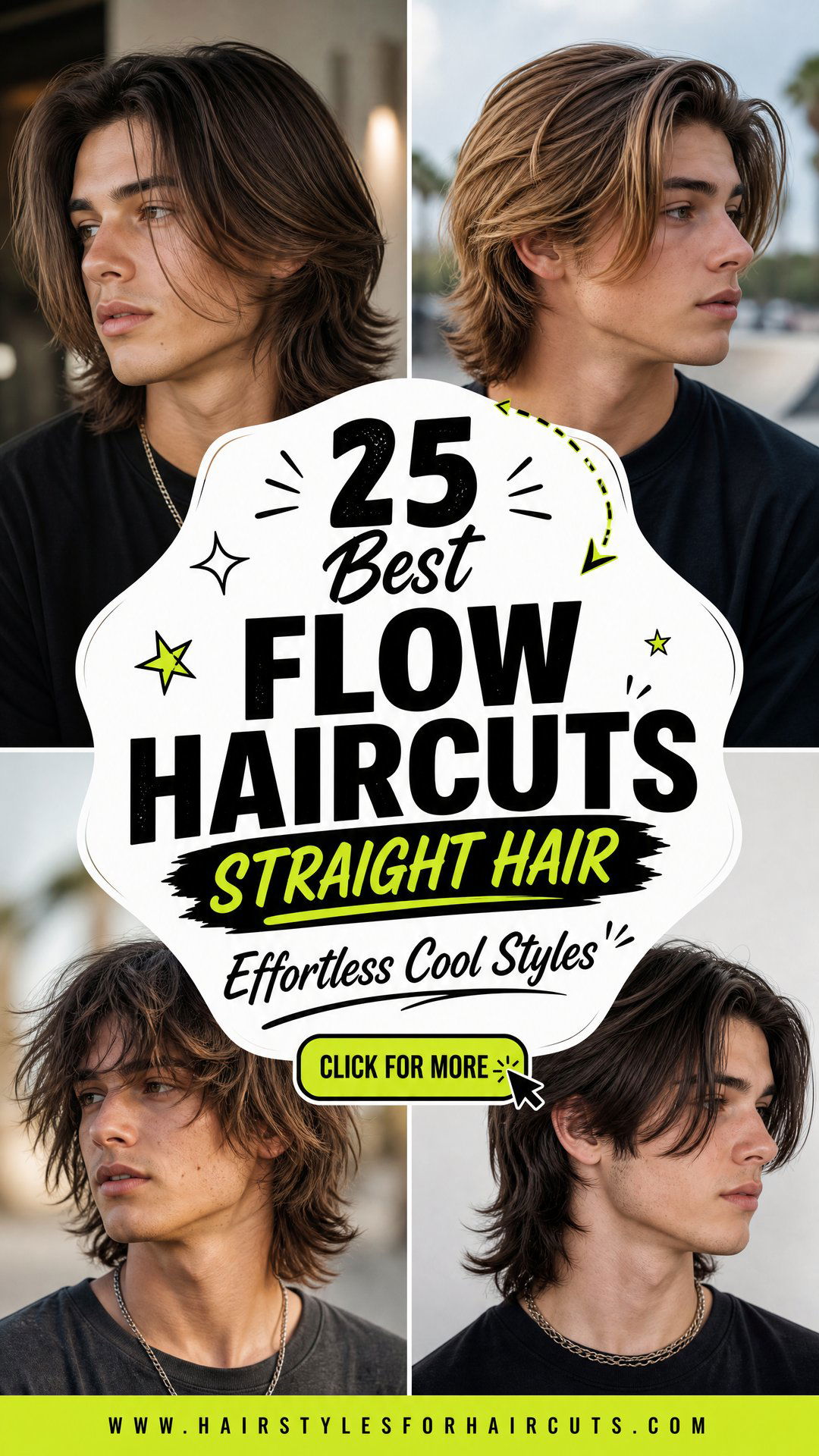 25 Best Flow Haircuts Straight Hair Styles for Men - 25 Best Flow Haircuts Straight Hair Styles for Men