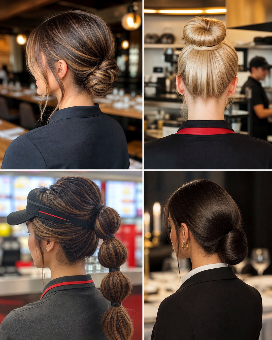 25 Best Food Service Hairstyles for Long Hair Ideas