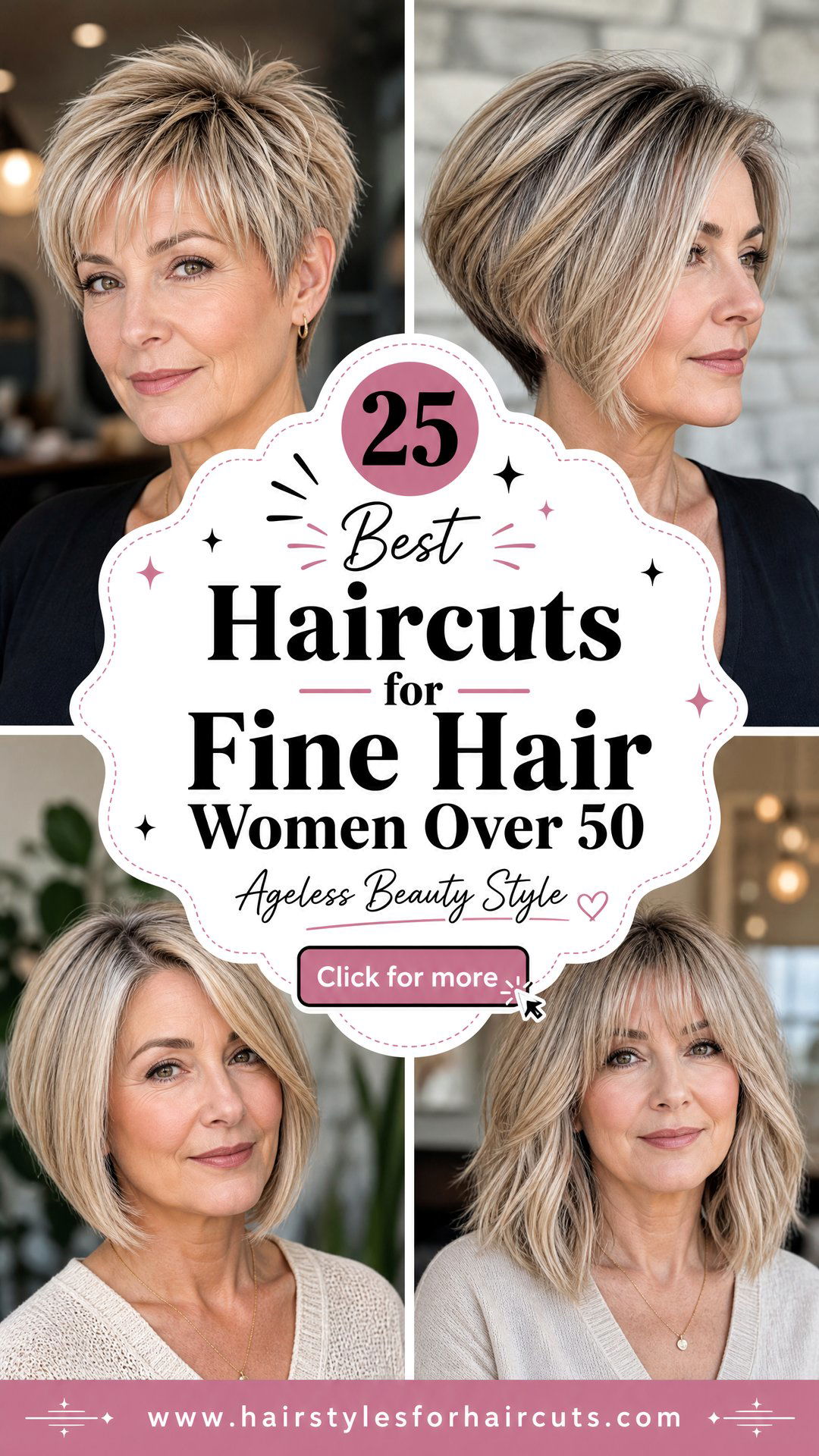 25 Best Haircuts for Fine Hair Women Over 50 - 25 Best Haircuts for Fine Hair Women Over 50