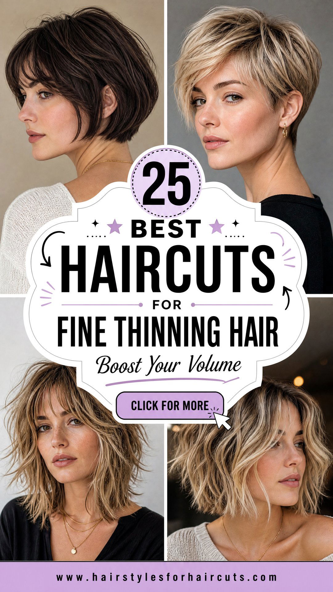 25 Best Haircuts for Fine Thinning Hair Volume Boost - 25 Best Haircuts for Fine Thinning Hair: Volume Boost