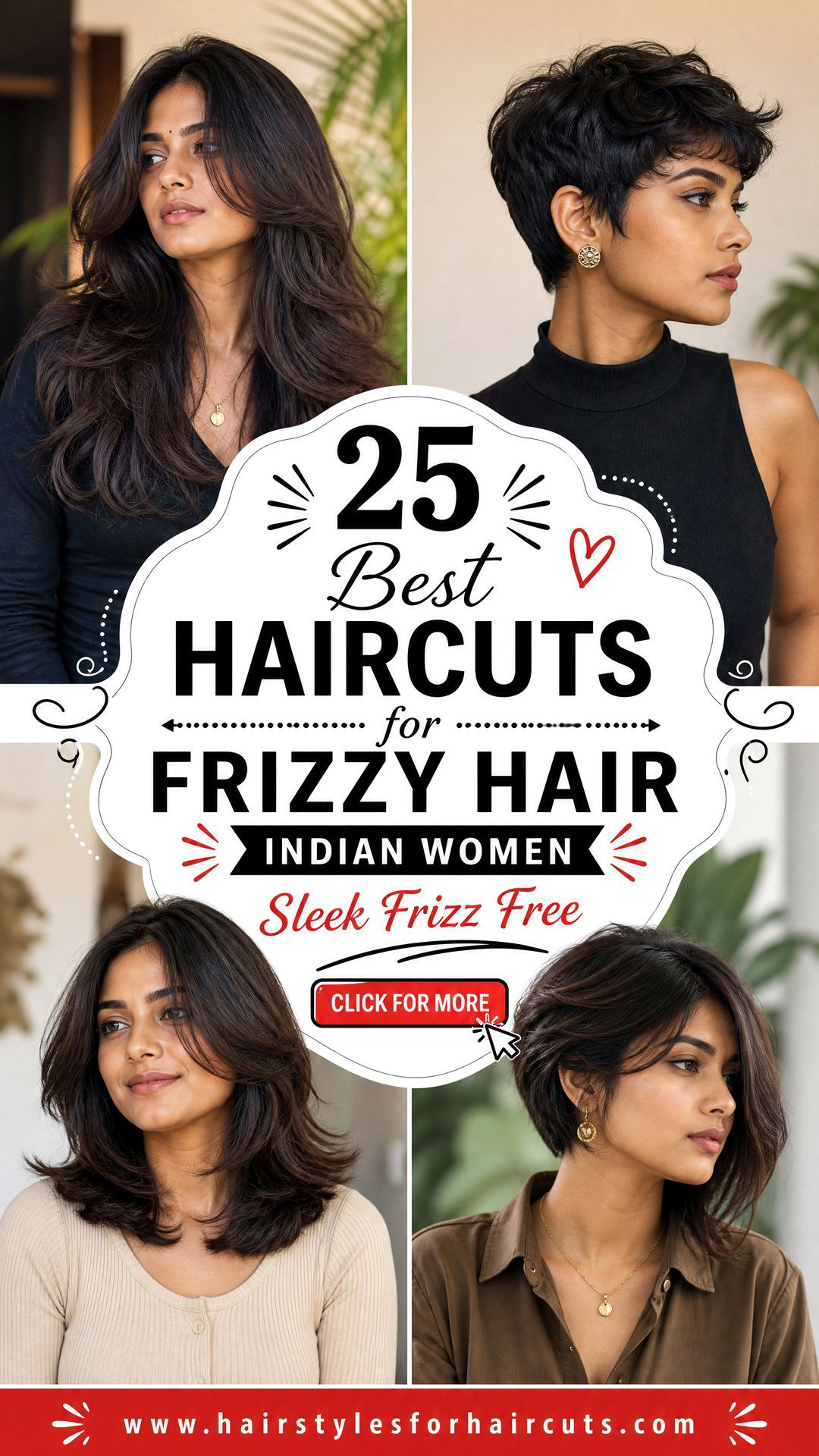 25 Best Haircuts for Frizzy Hair Indian Women Love - 25 Best Haircuts for Frizzy Hair Indian Women Love