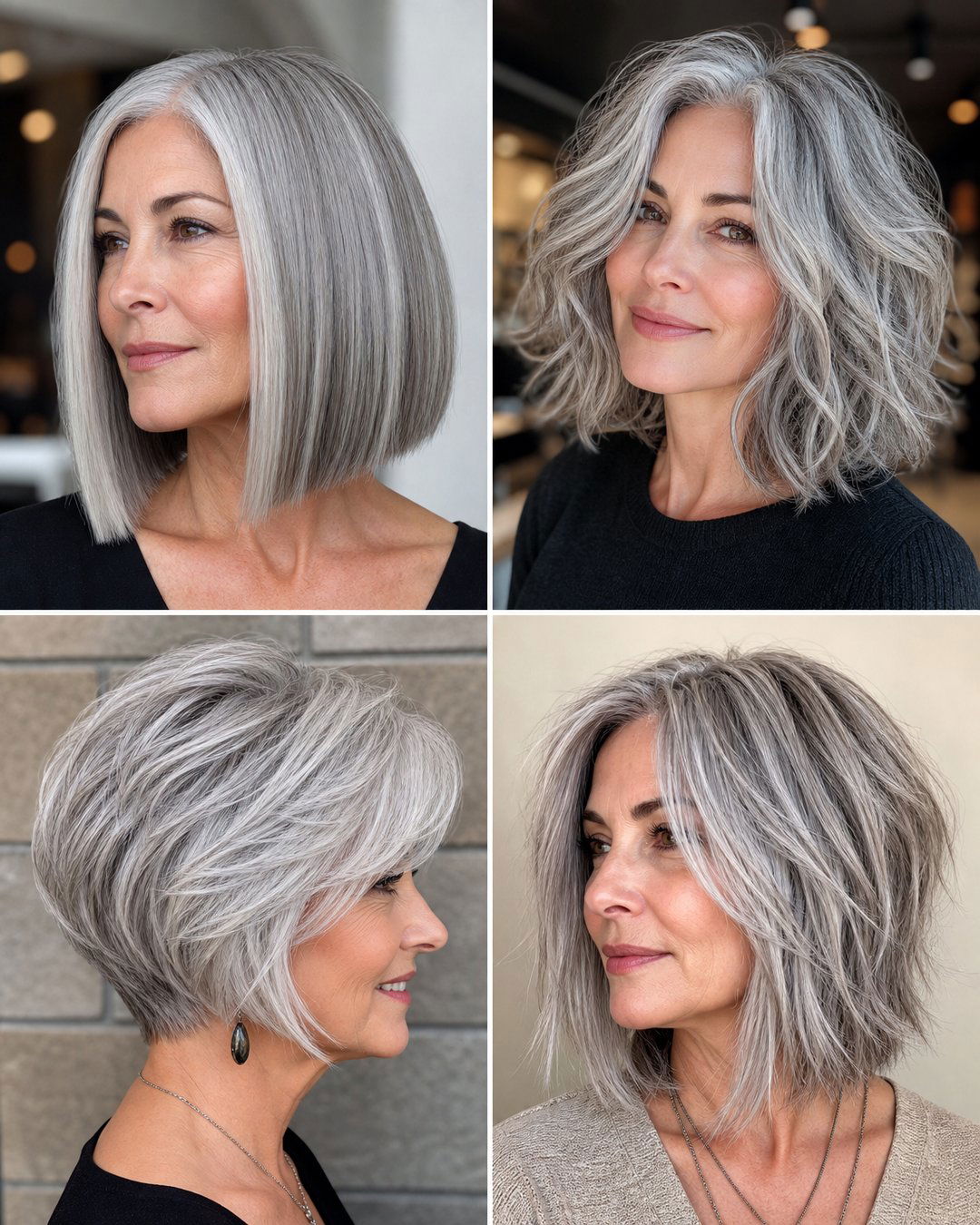 25 Best Haircuts for Grey Hair Stunning Modern Styles
