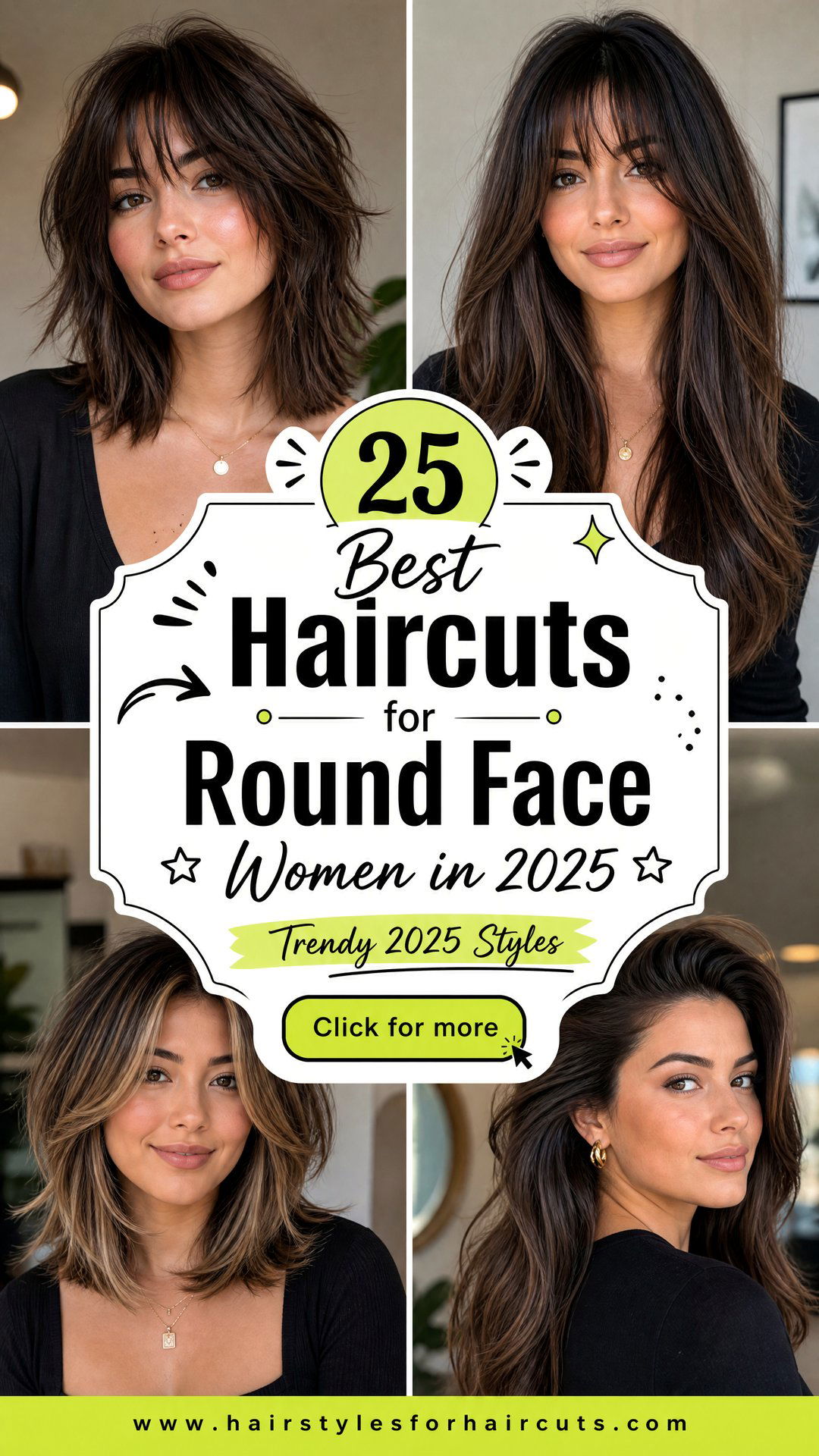 25 Best Haircuts for Round Face Women in 2025 - 25 Best Haircuts for Round Face Women in 2025