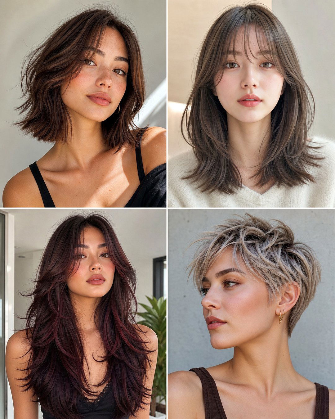 25 Best Haircuts for Round Faces Straight Hair